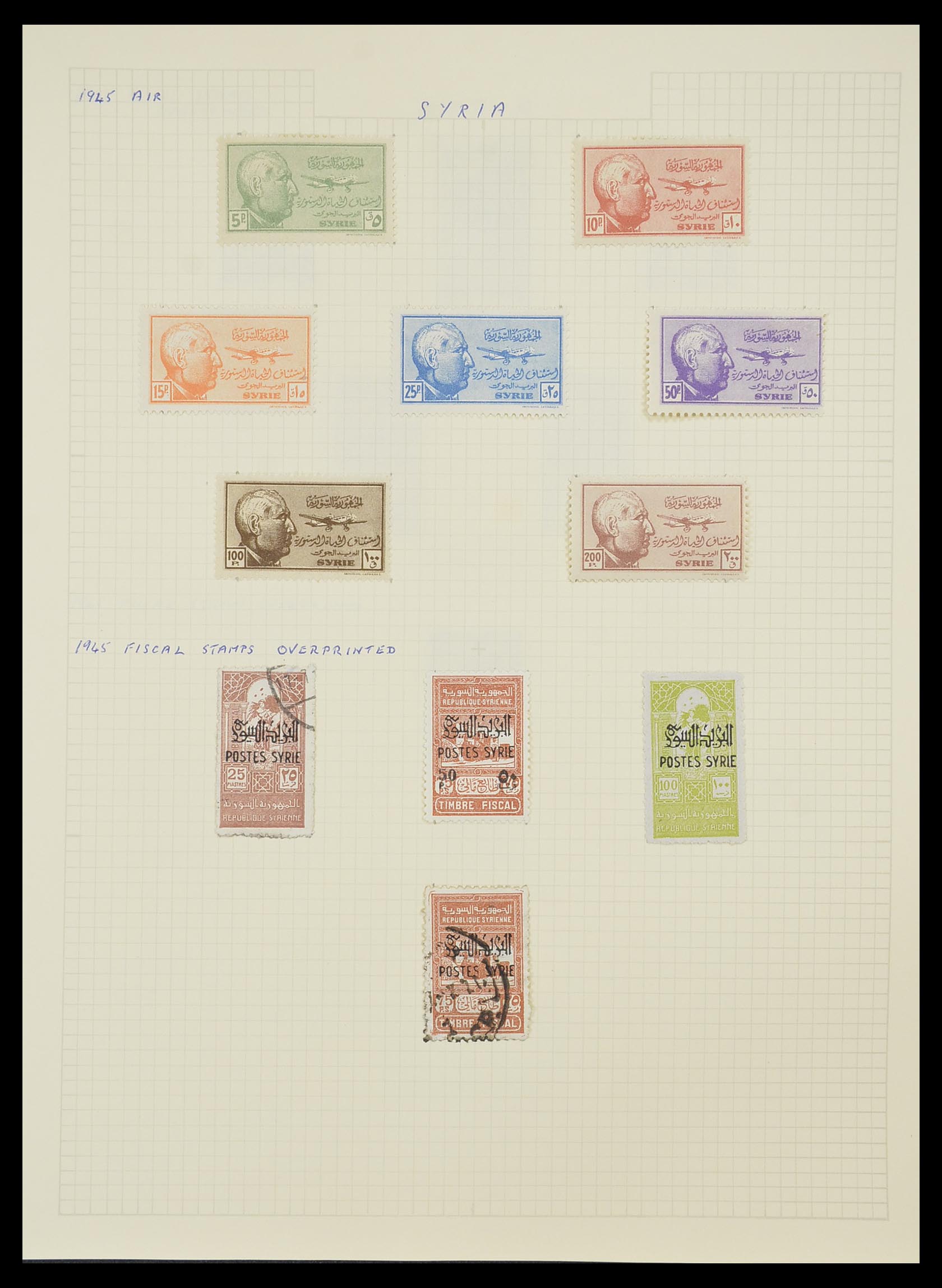 33410 038 - Postzegelverzameling 33410 Syrië 1919-1969.