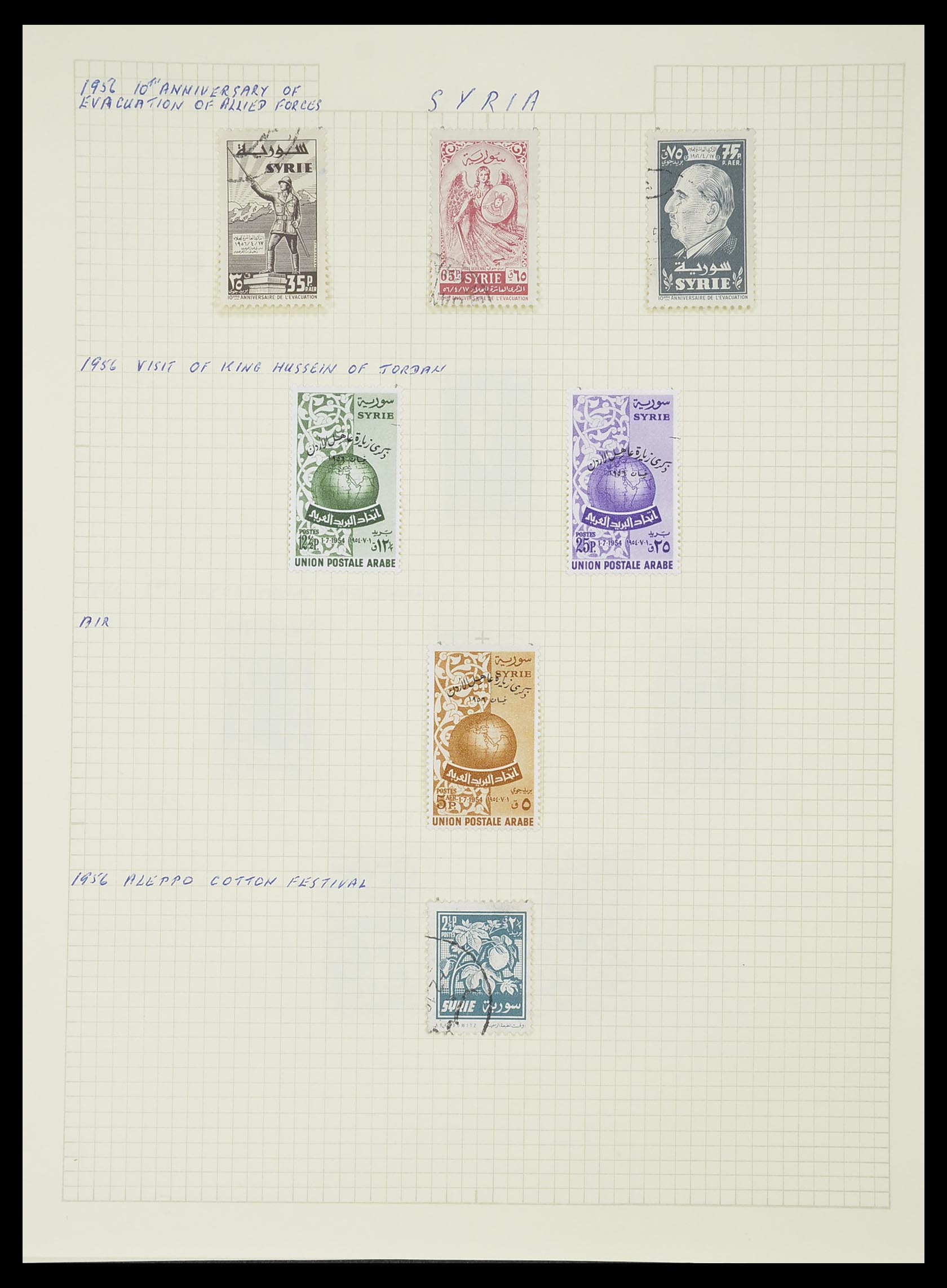 33410 057 - Postzegelverzameling 33410 Syrië 1919-1969.