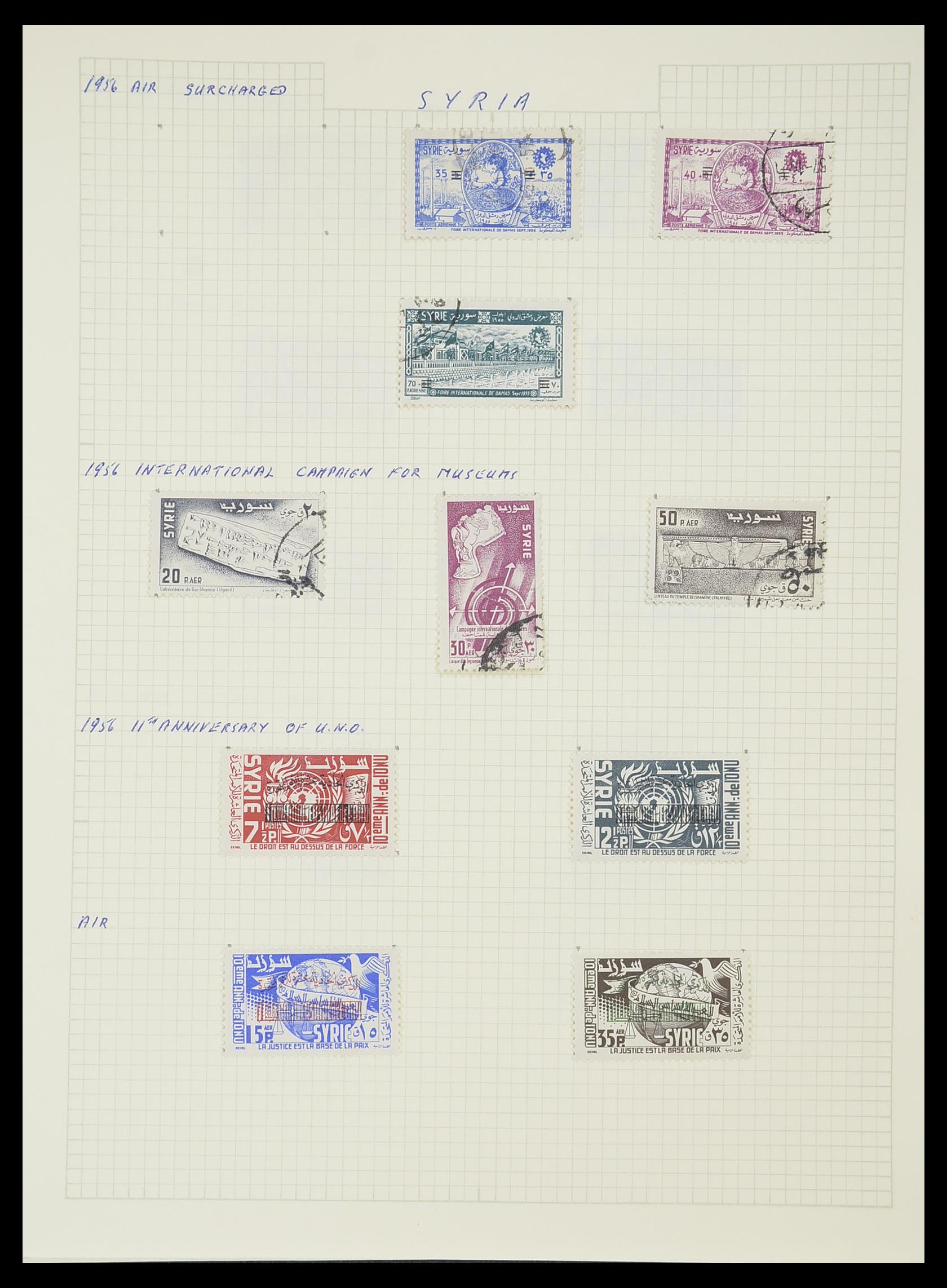 33410 059 - Postzegelverzameling 33410 Syrië 1919-1969.
