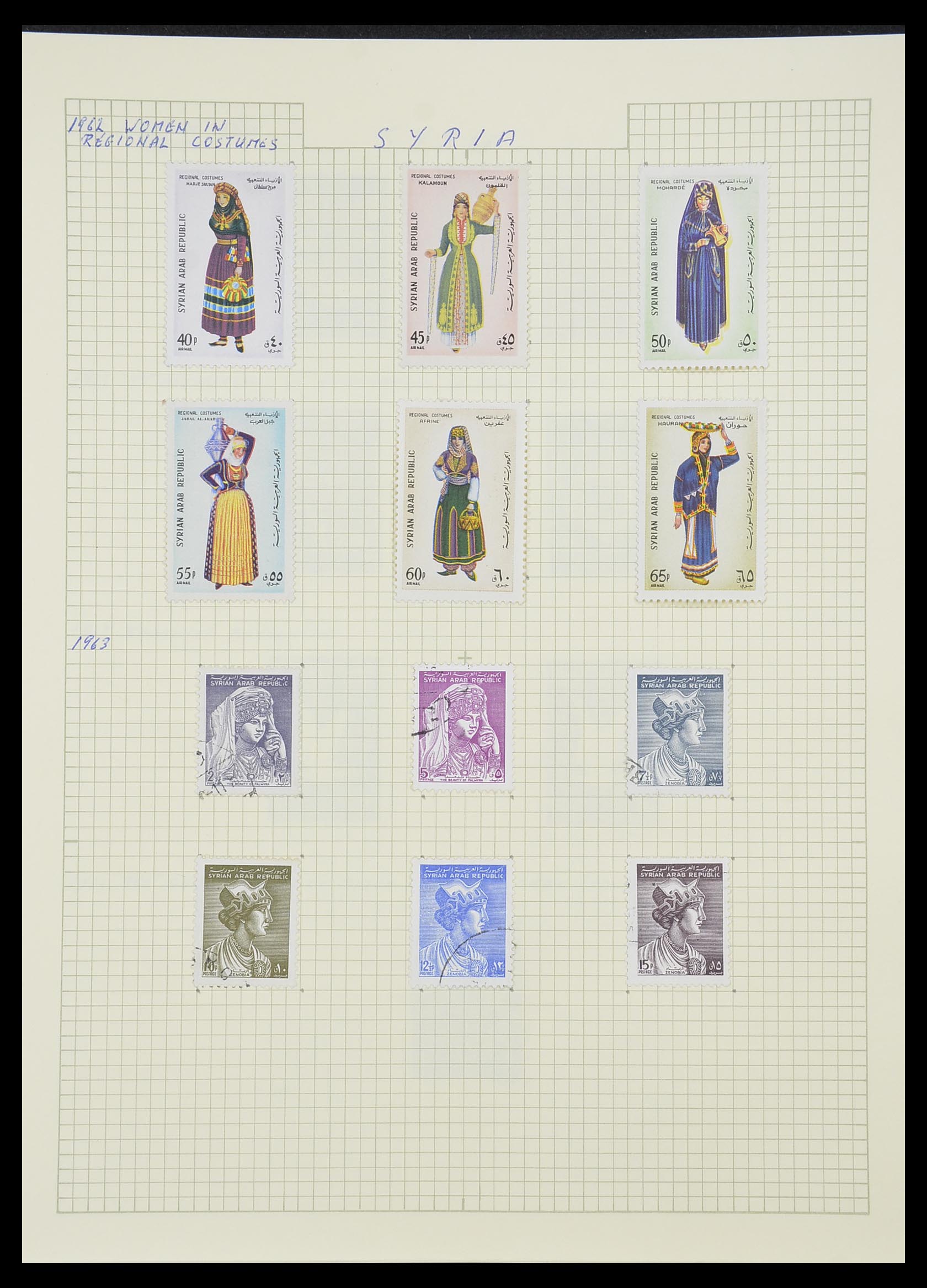 33410 085 - Postzegelverzameling 33410 Syrië 1919-1969.