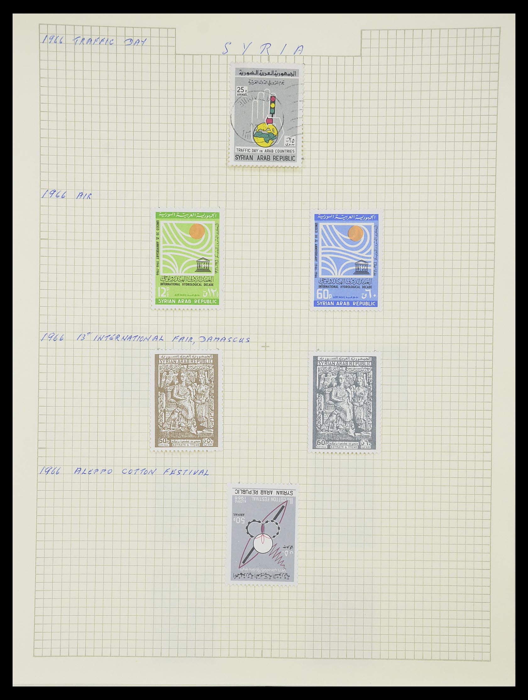 33410 097 - Postzegelverzameling 33410 Syrië 1919-1969.