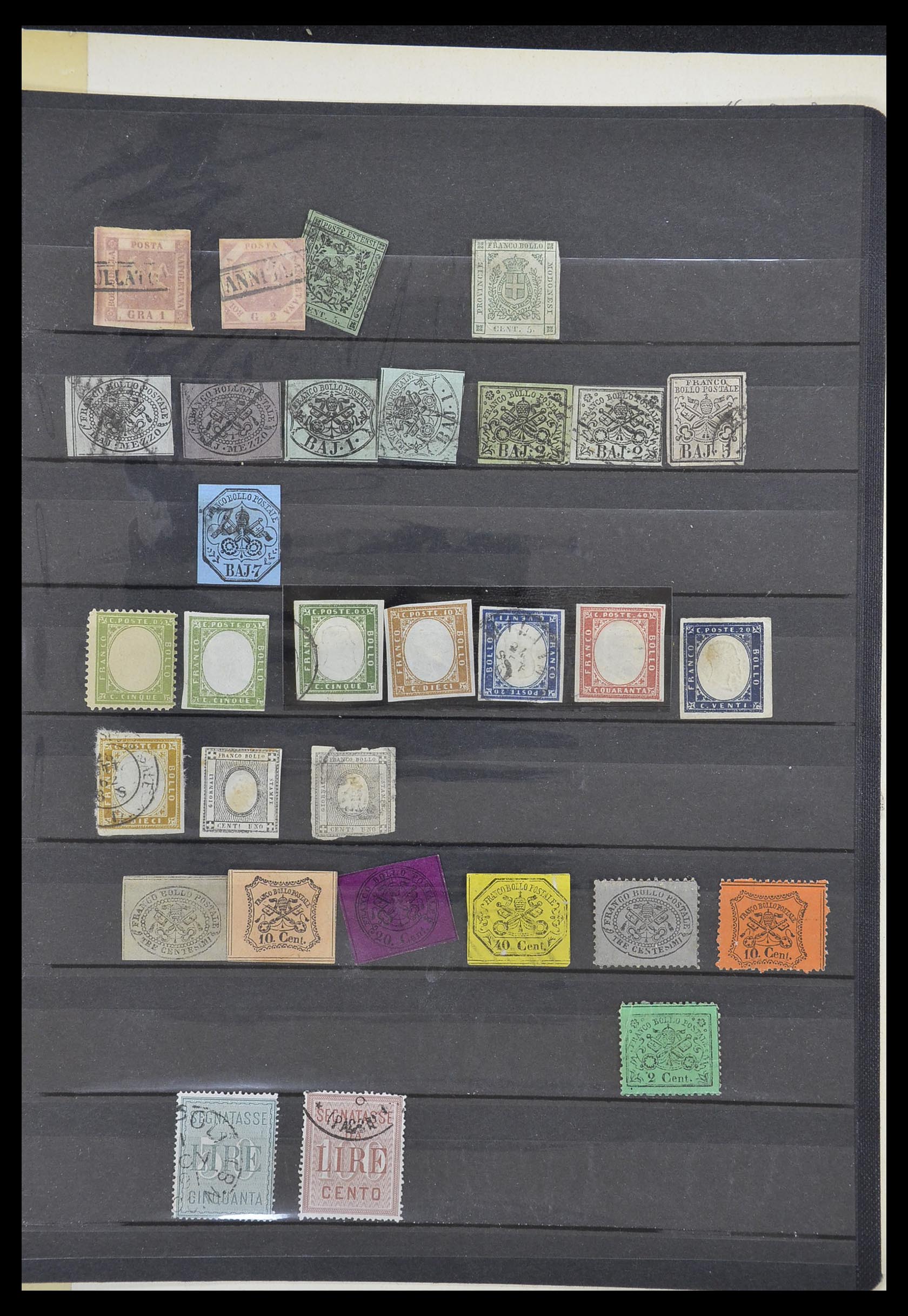 33412 001 - Postzegelverzameling 33412 Italië en koloniën 1852-1960.