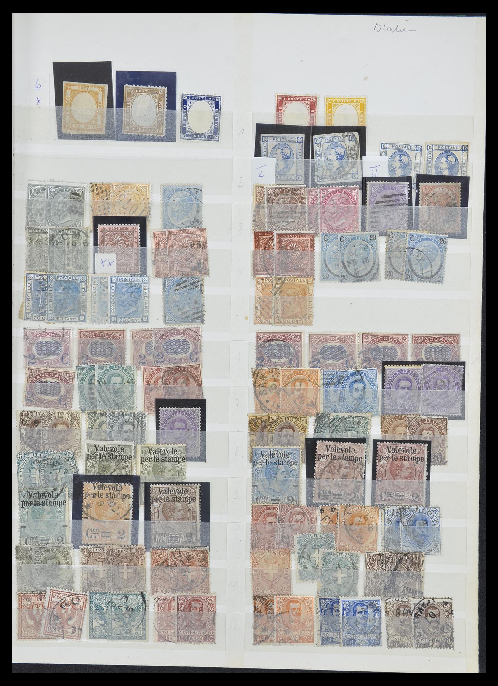 33412 002 - Postzegelverzameling 33412 Italië en koloniën 1852-1960.