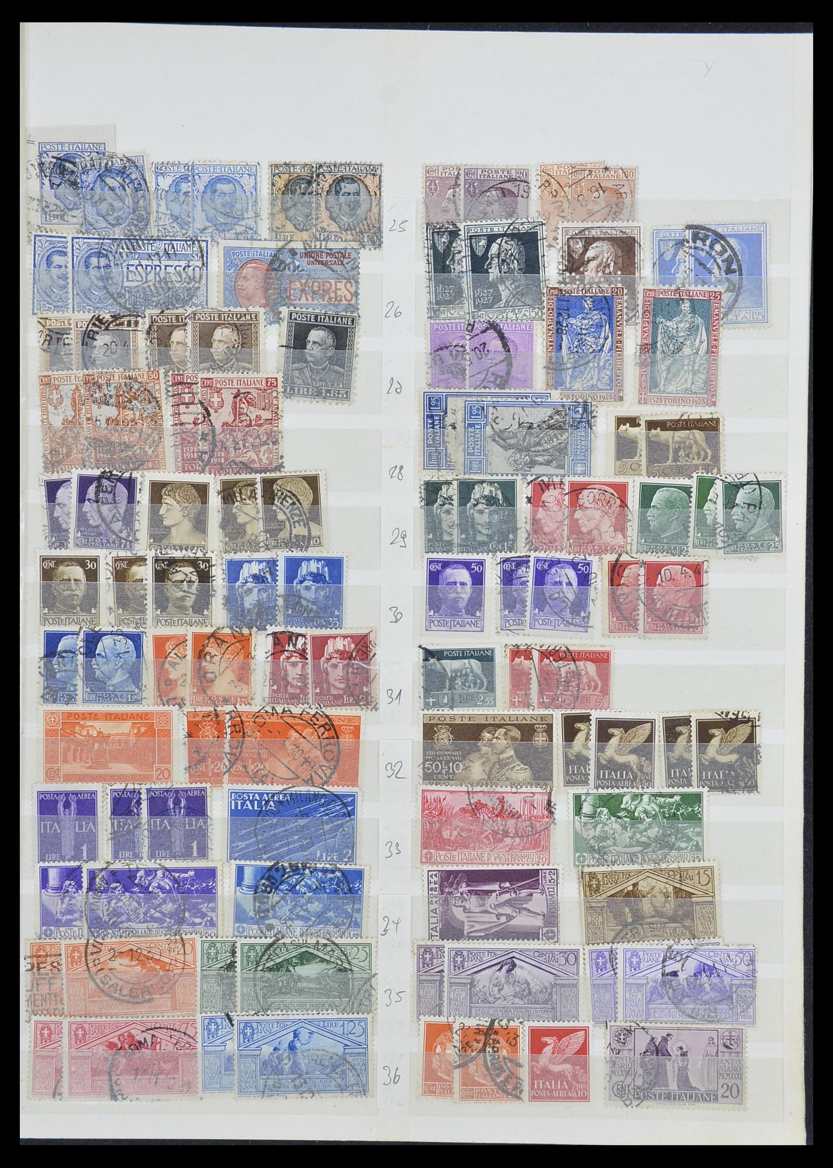 33412 004 - Postzegelverzameling 33412 Italië en koloniën 1852-1960.