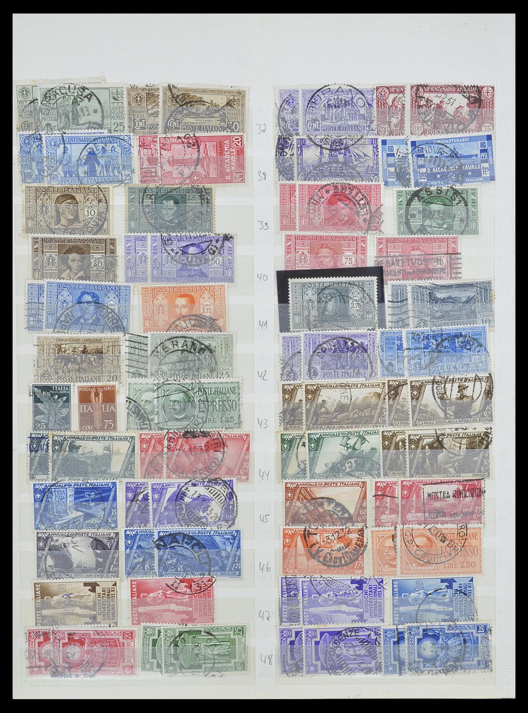 33412 005 - Postzegelverzameling 33412 Italië en koloniën 1852-1960.