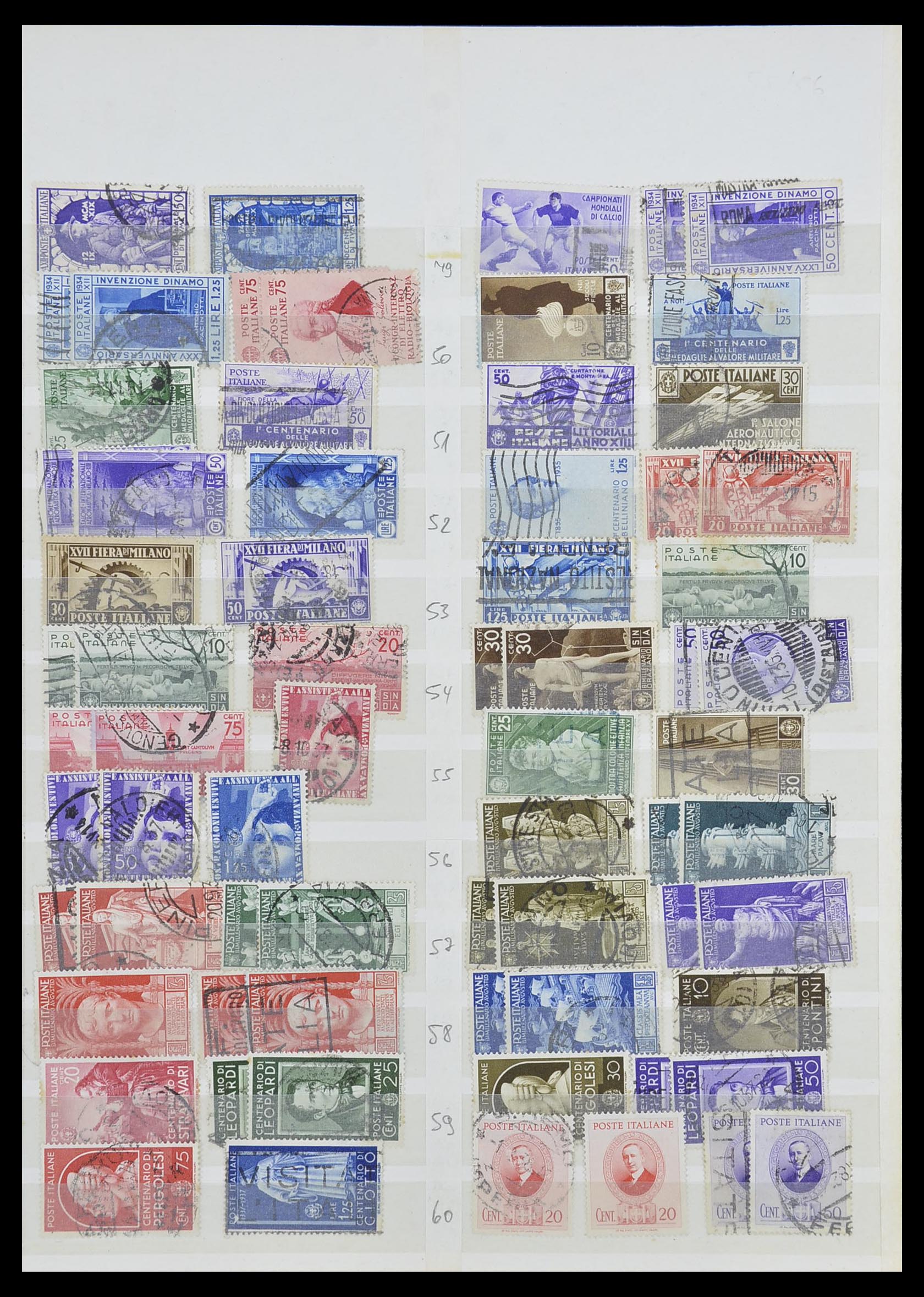 33412 006 - Postzegelverzameling 33412 Italië en koloniën 1852-1960.