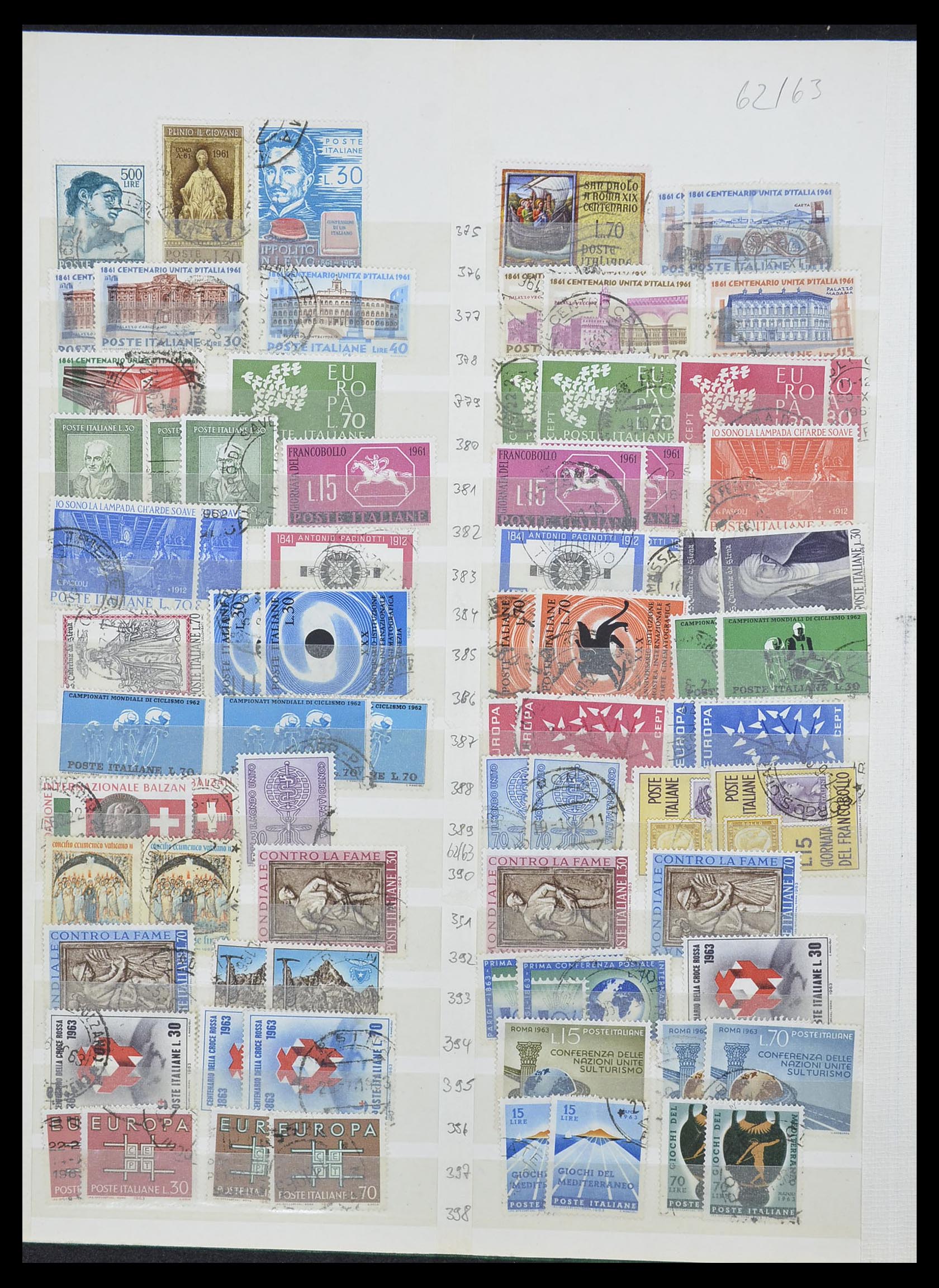 33412 013 - Postzegelverzameling 33412 Italië en koloniën 1852-1960.