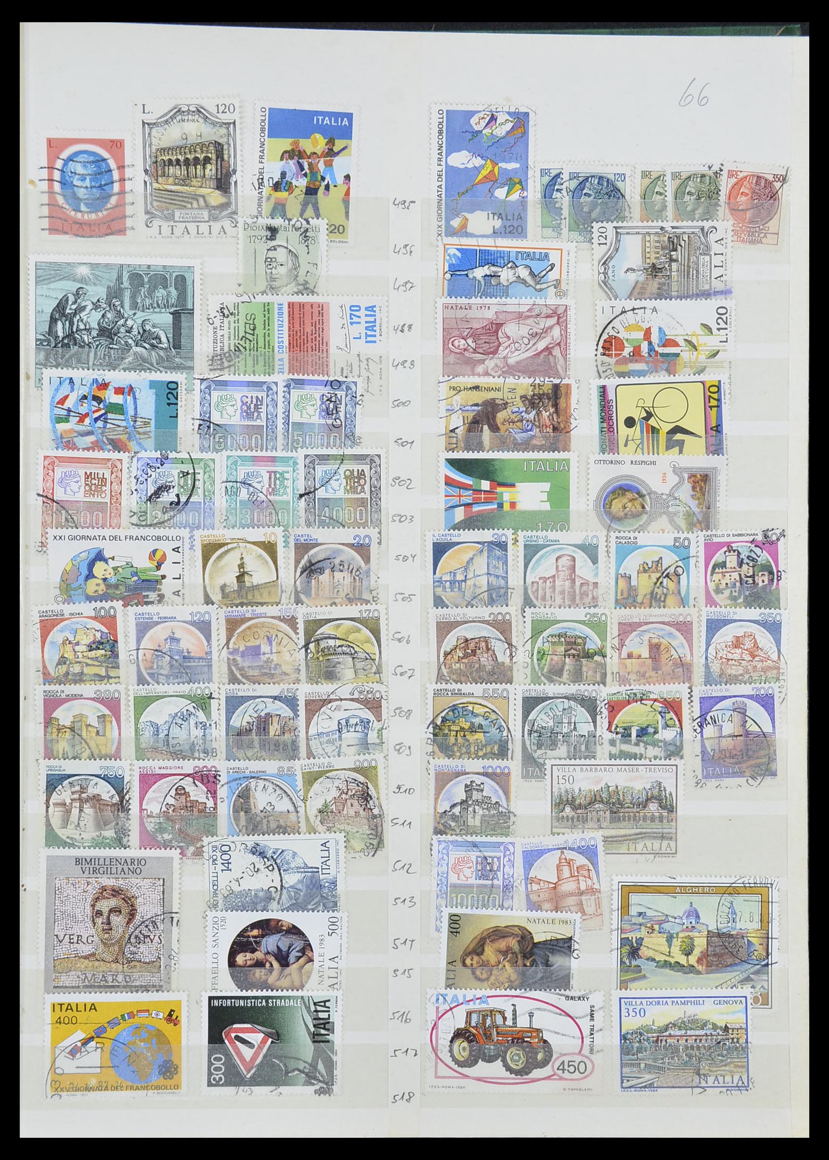33412 018 - Stamp collection 33412 Italy and colonies 1852-1960.