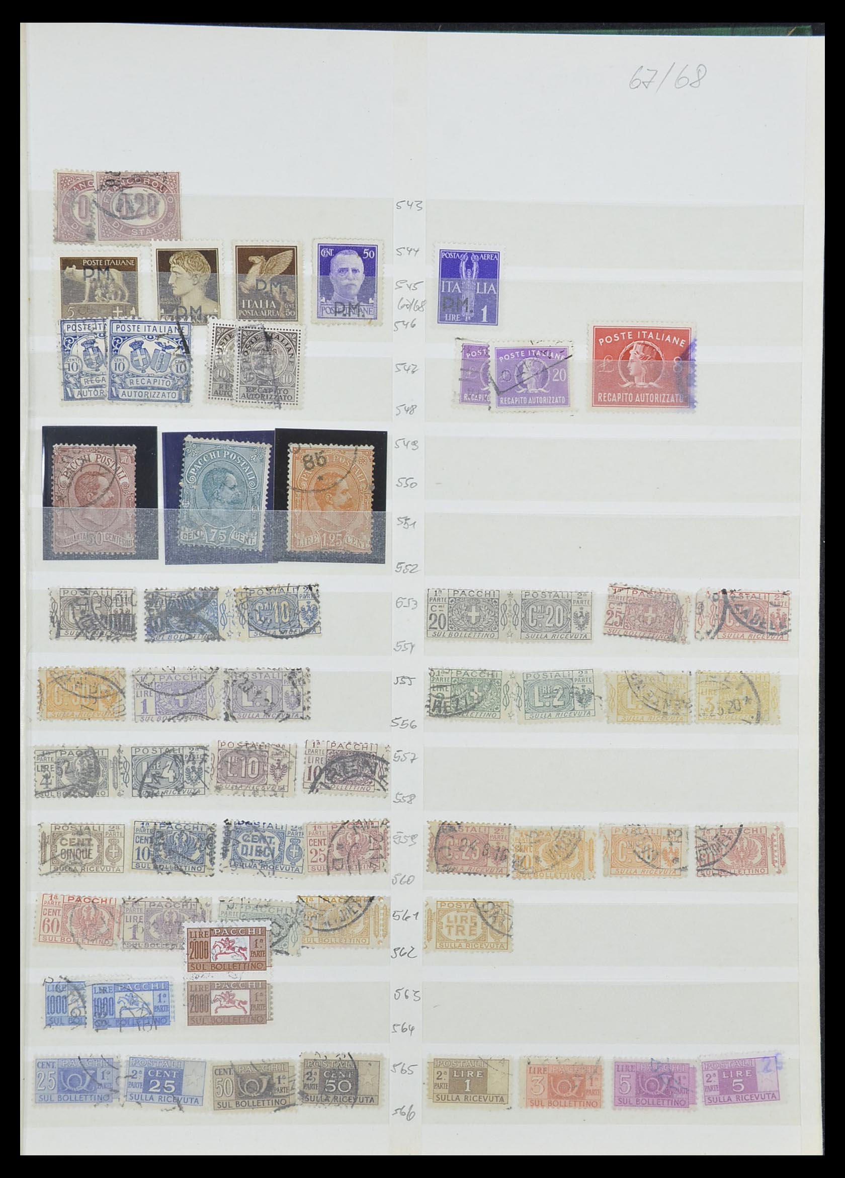 33412 019 - Postzegelverzameling 33412 Italië en koloniën 1852-1960.