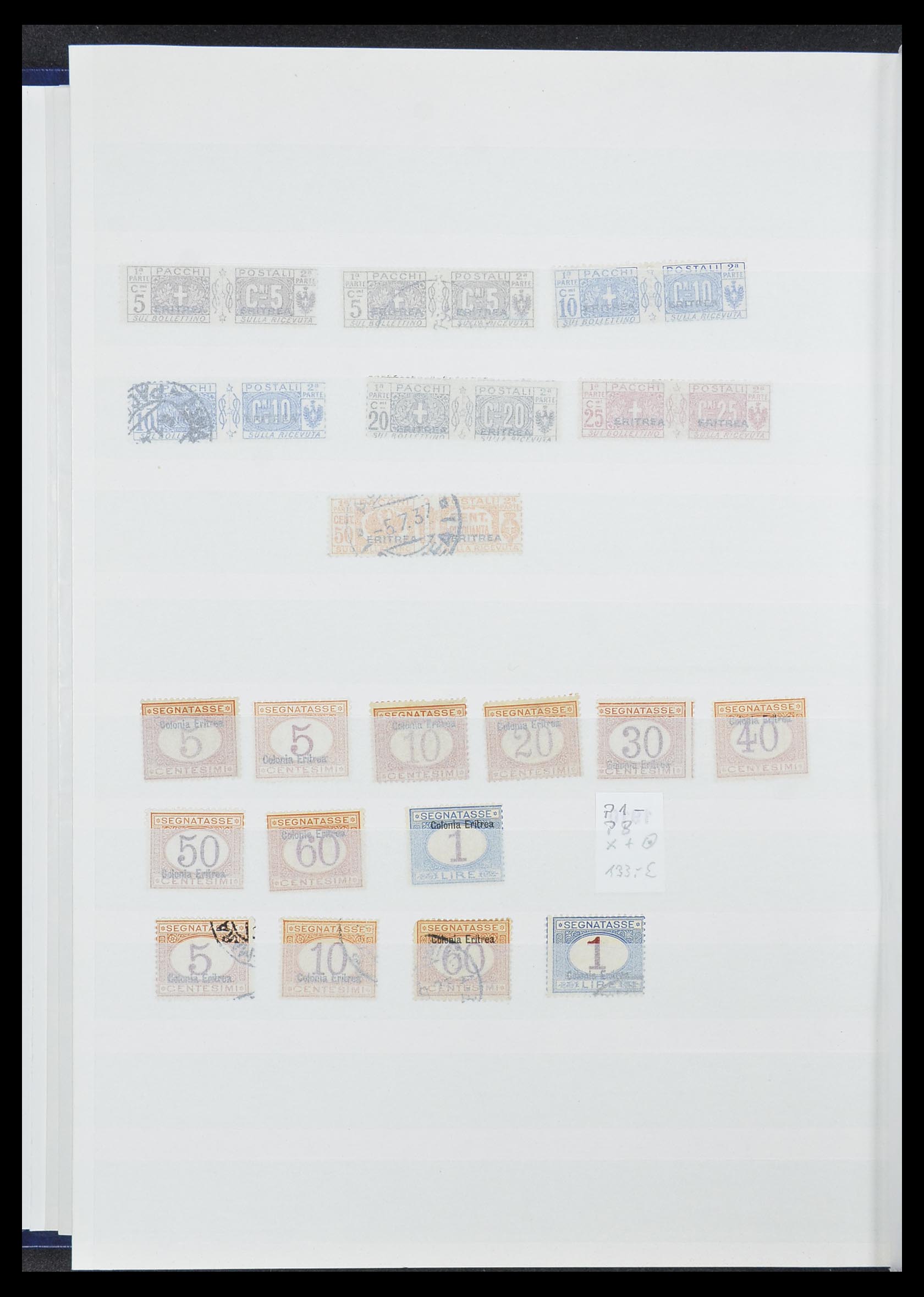 33412 029 - Postzegelverzameling 33412 Italië en koloniën 1852-1960.