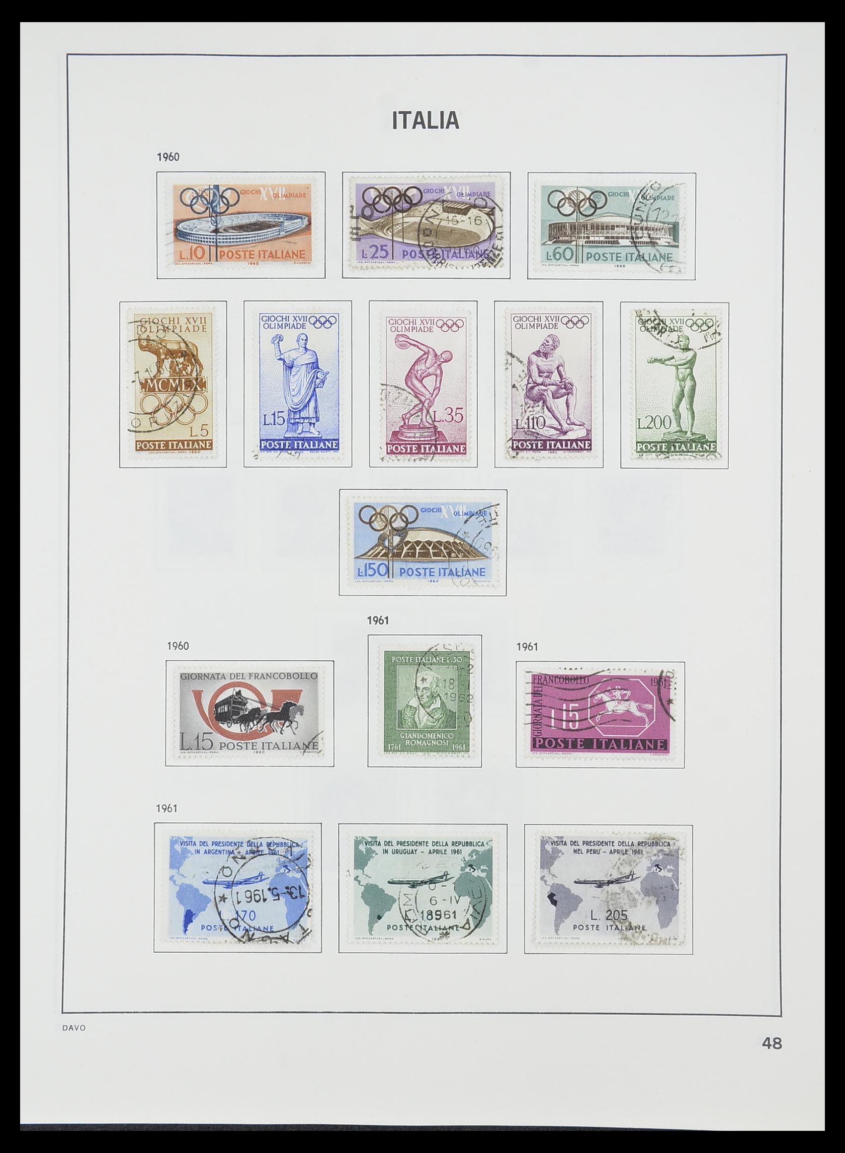 33413 023 - Postzegelverzameling 33413 Italië 1945-2000.
