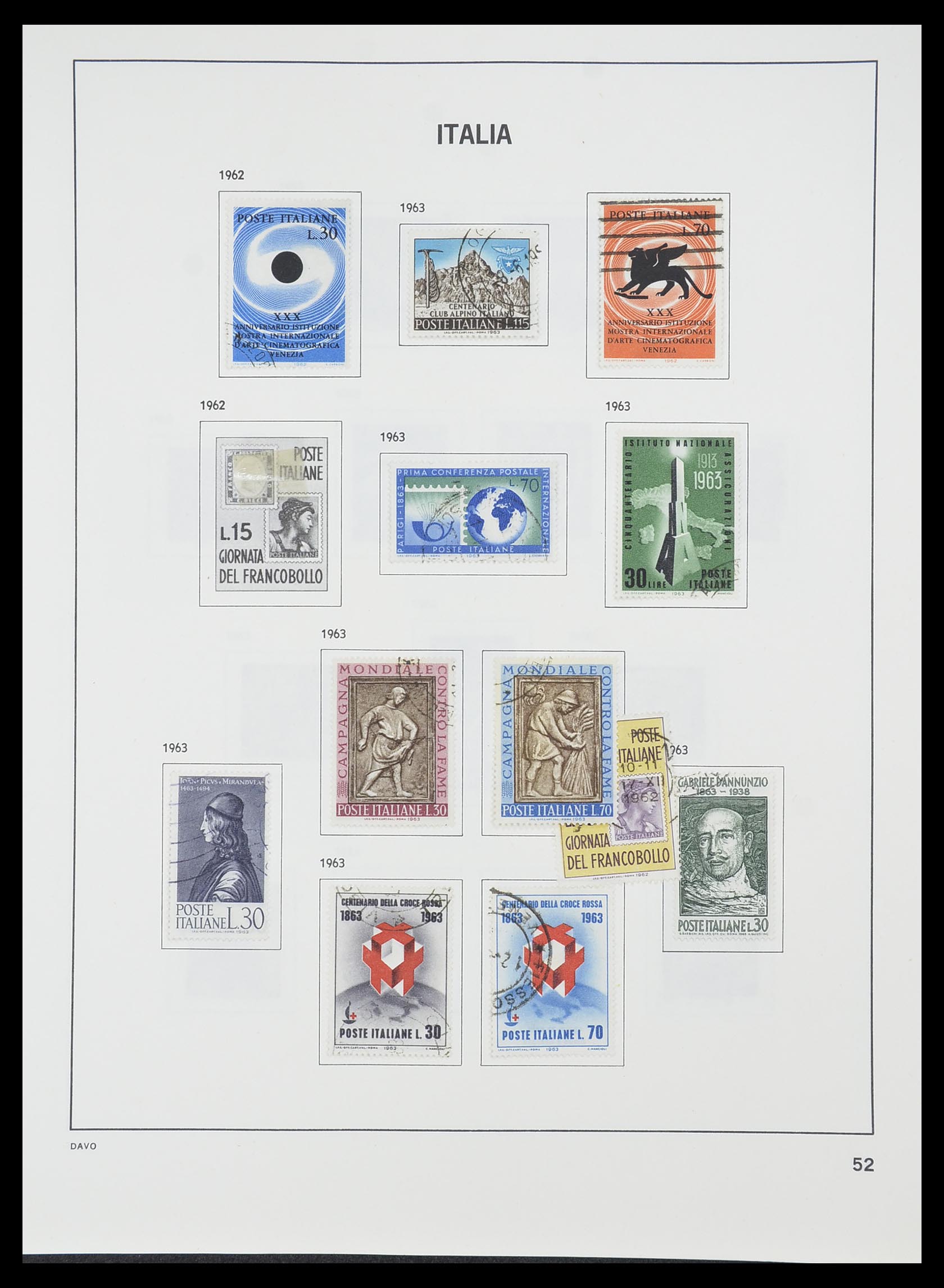 33413 027 - Postzegelverzameling 33413 Italië 1945-2000.