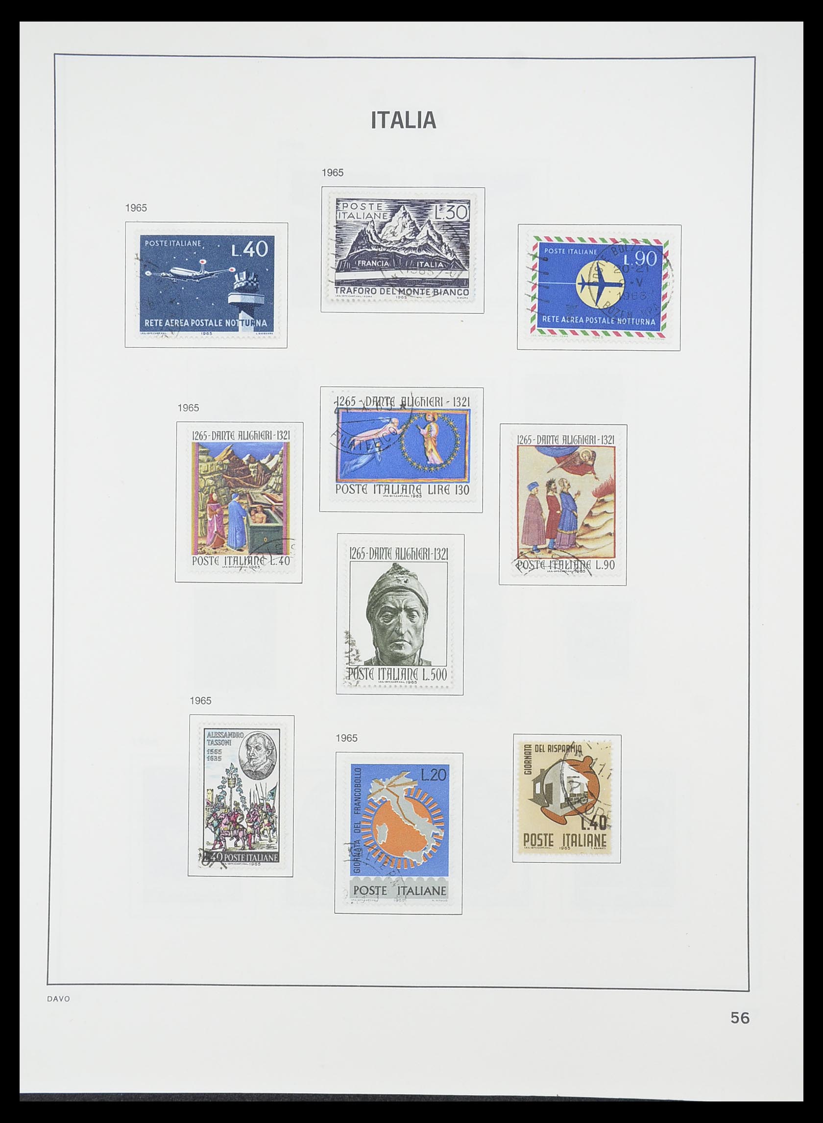 33413 031 - Postzegelverzameling 33413 Italië 1945-2000.