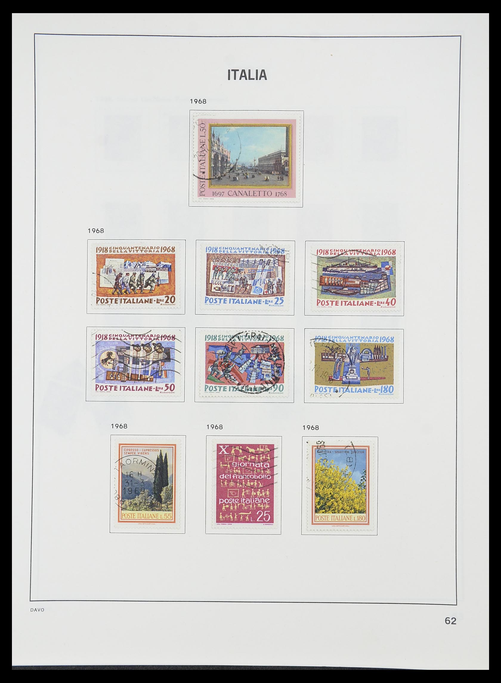 33413 037 - Postzegelverzameling 33413 Italië 1945-2000.
