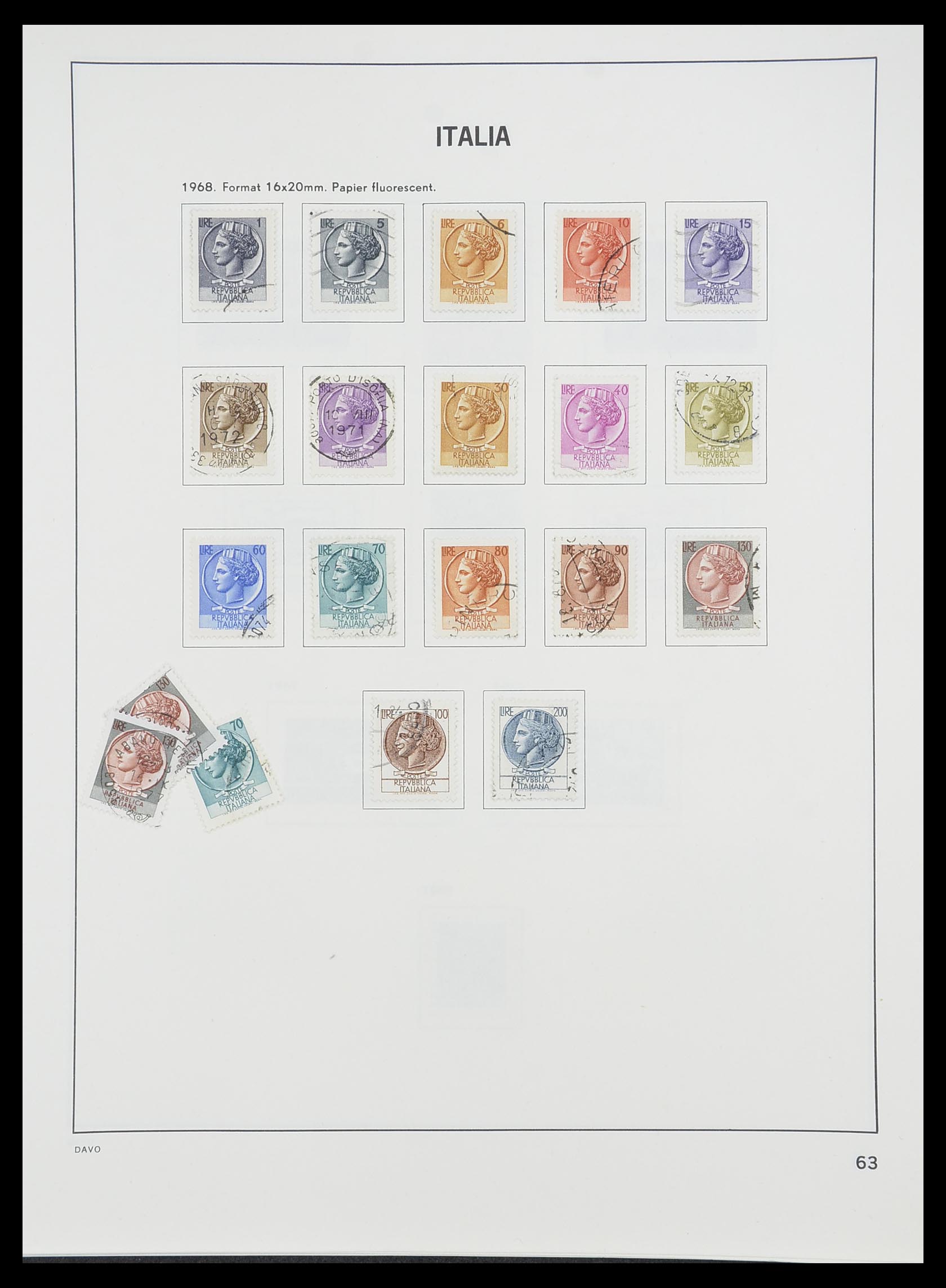 33413 038 - Postzegelverzameling 33413 Italië 1945-2000.