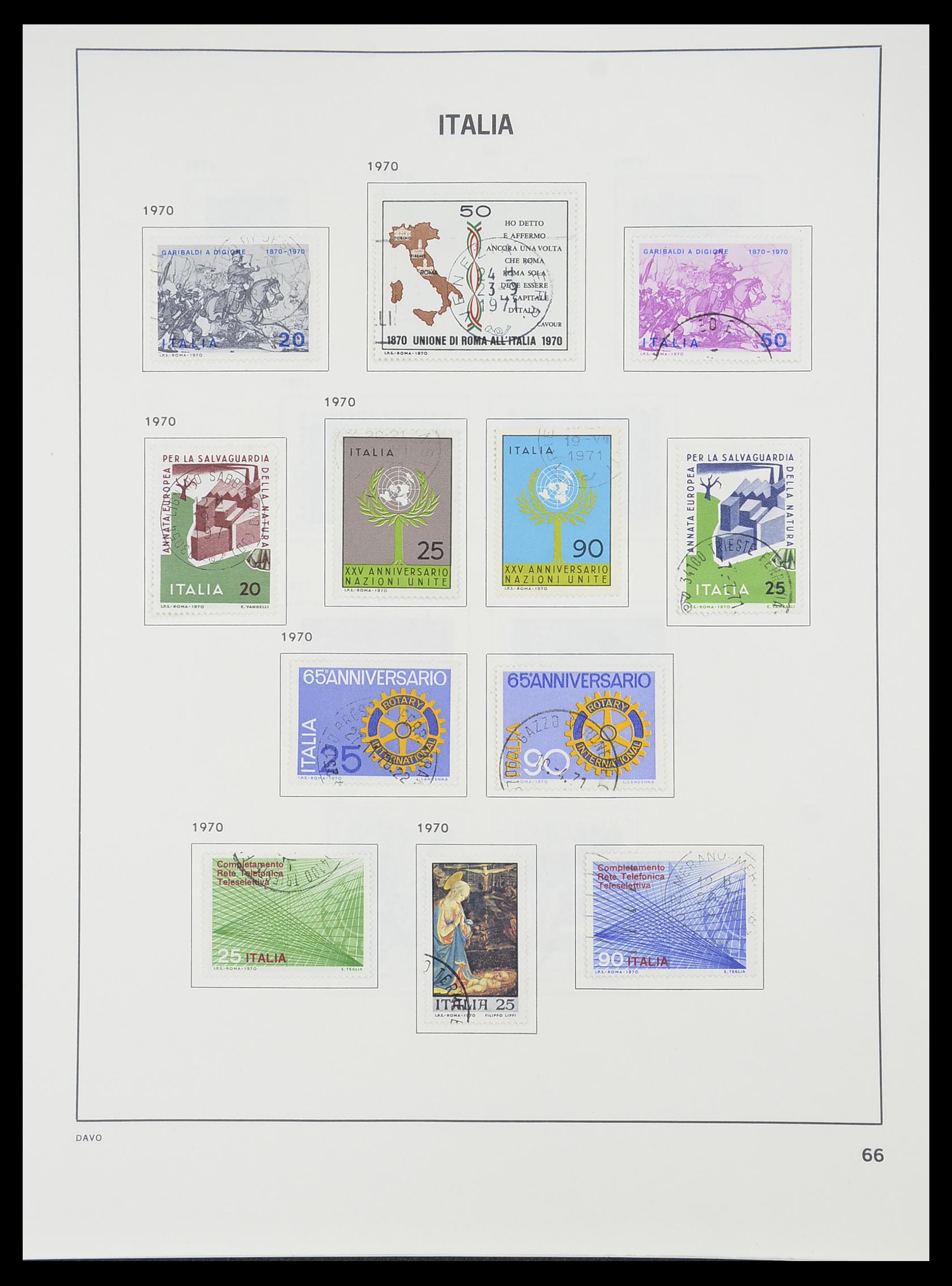 33413 041 - Postzegelverzameling 33413 Italië 1945-2000.