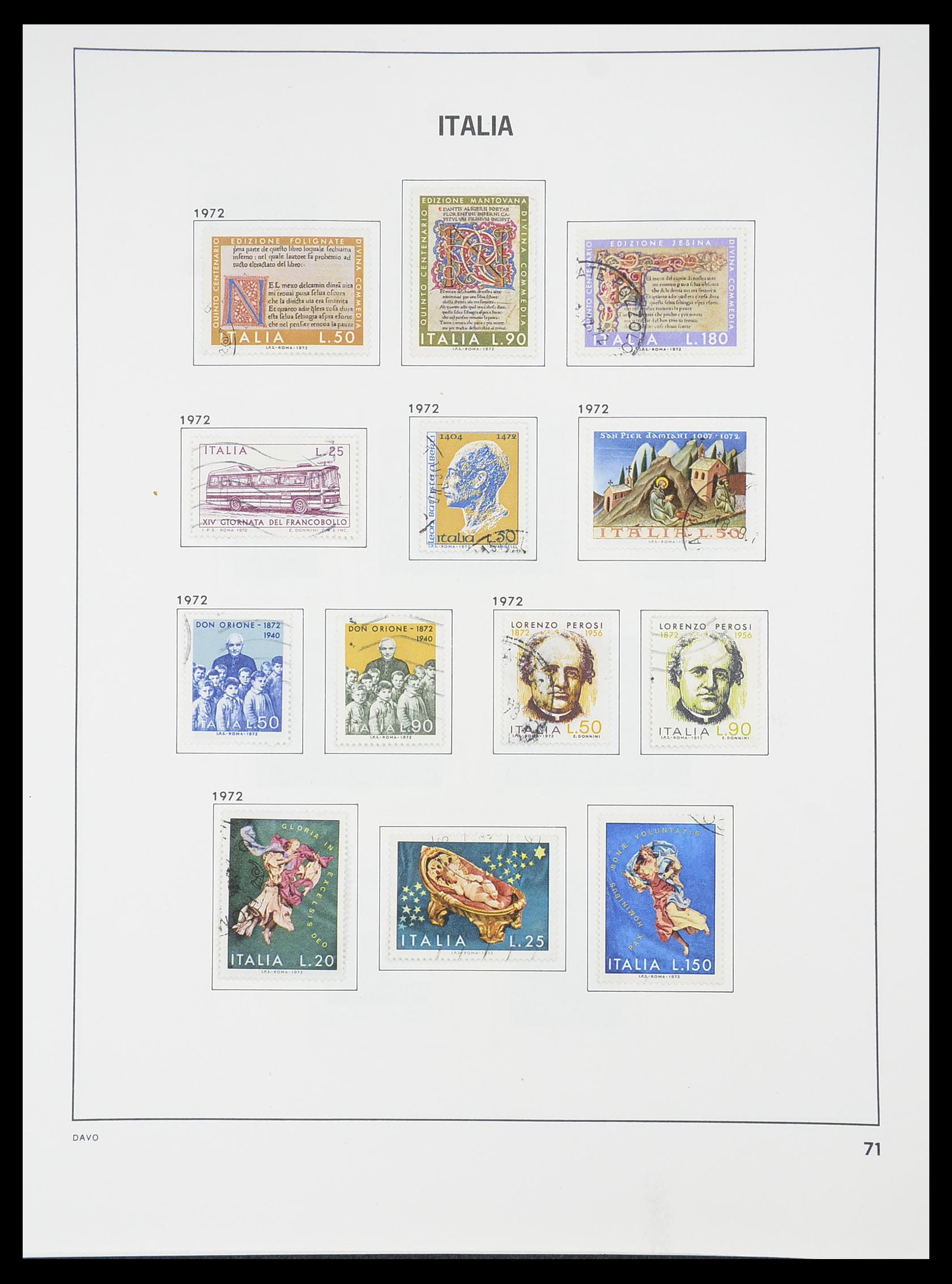 33413 046 - Postzegelverzameling 33413 Italië 1945-2000.