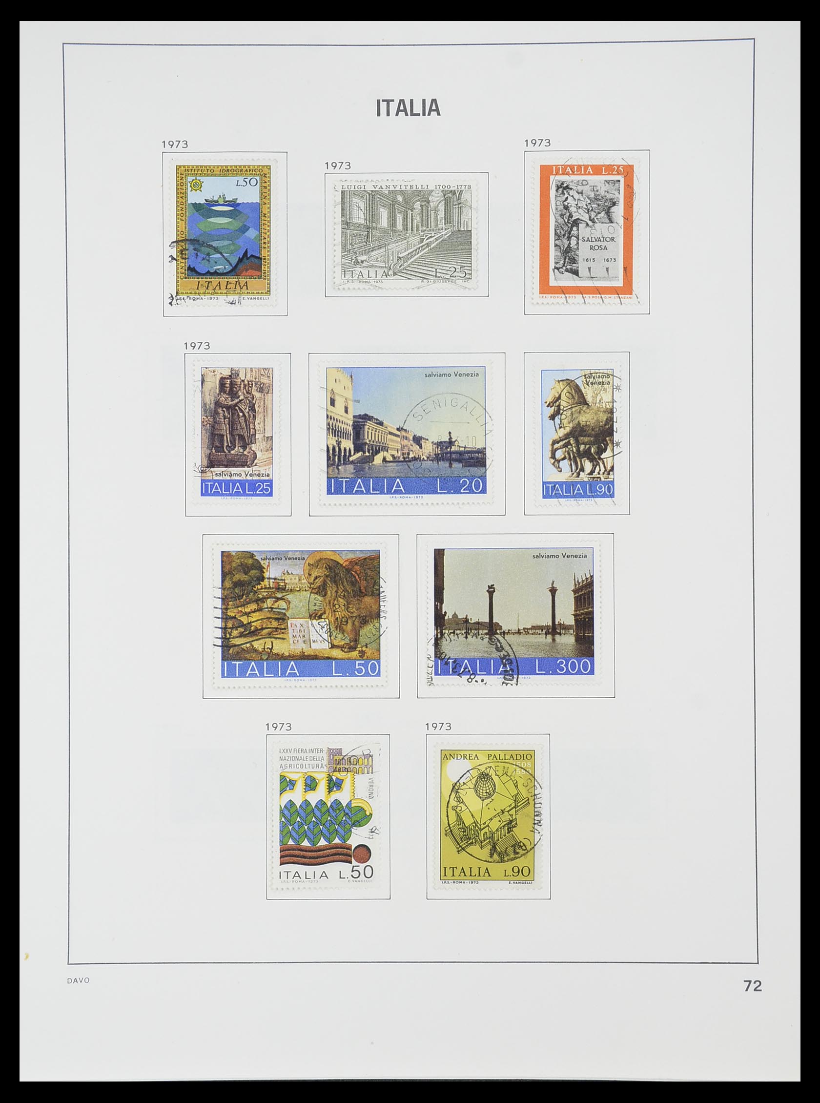 33413 047 - Postzegelverzameling 33413 Italië 1945-2000.