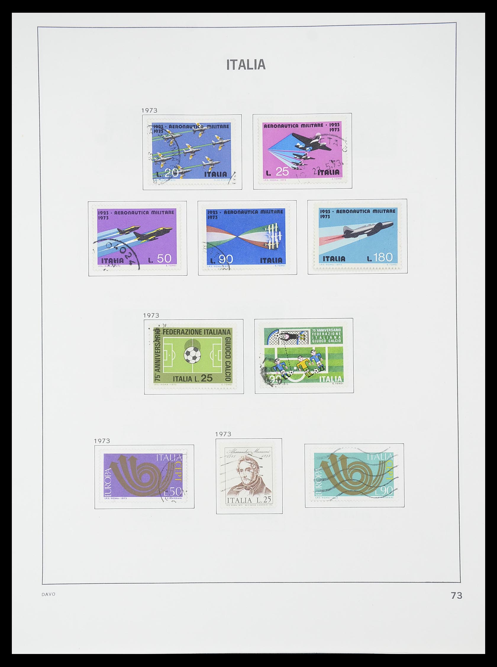 33413 048 - Postzegelverzameling 33413 Italië 1945-2000.