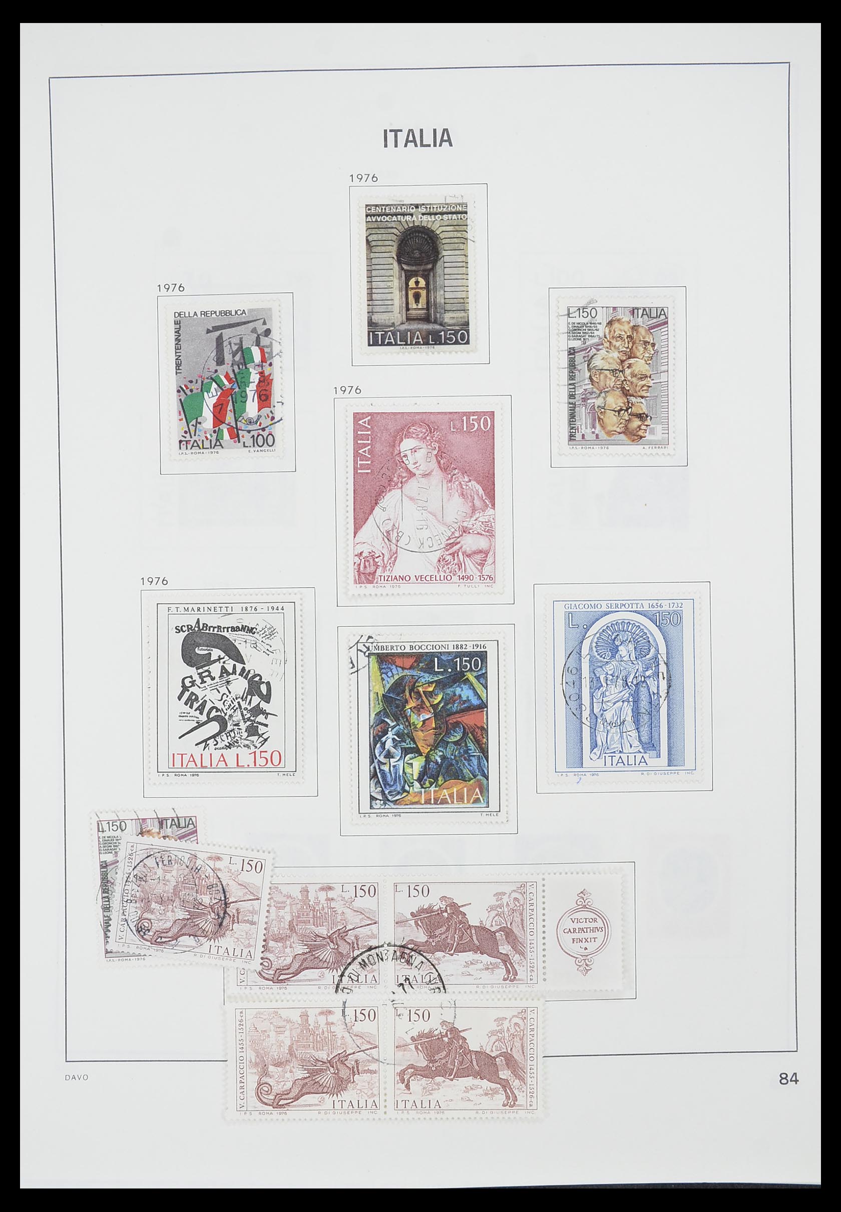 33413 059 - Postzegelverzameling 33413 Italië 1945-2000.