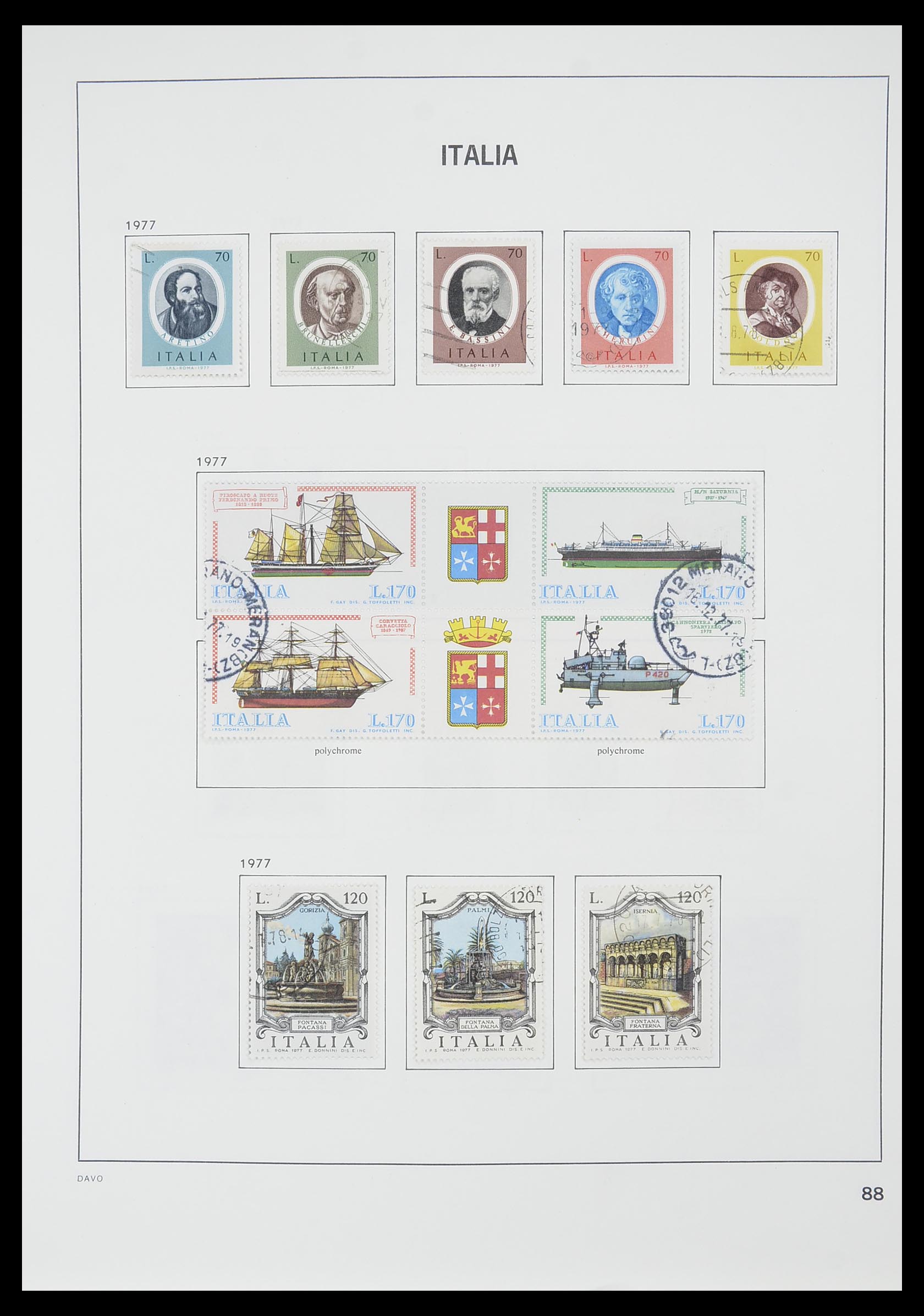 33413 063 - Postzegelverzameling 33413 Italië 1945-2000.
