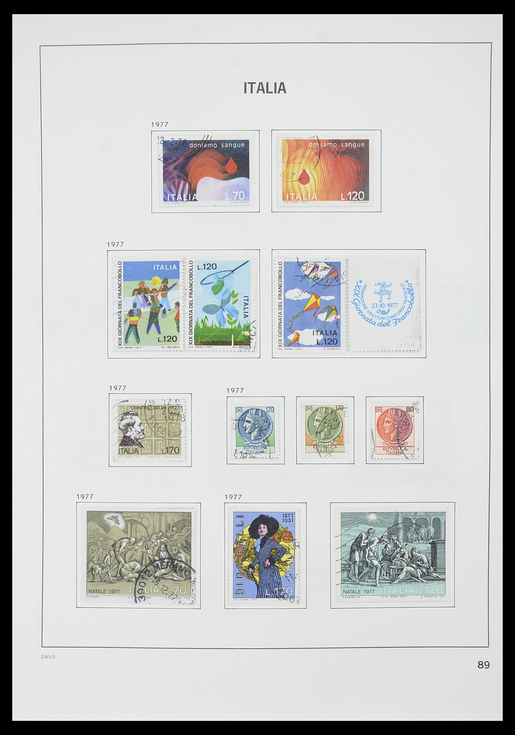 33413 064 - Postzegelverzameling 33413 Italië 1945-2000.