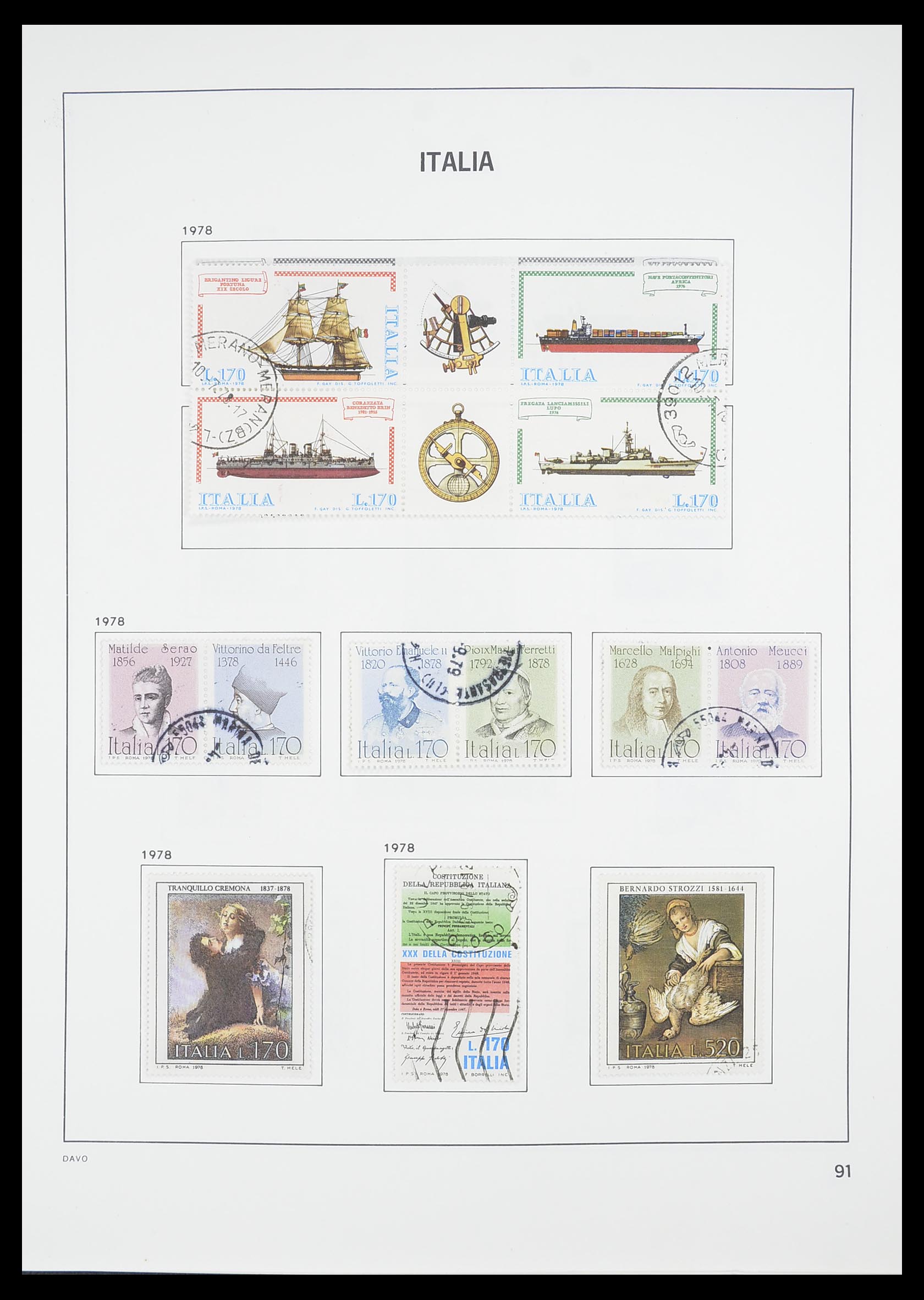 33413 066 - Postzegelverzameling 33413 Italië 1945-2000.