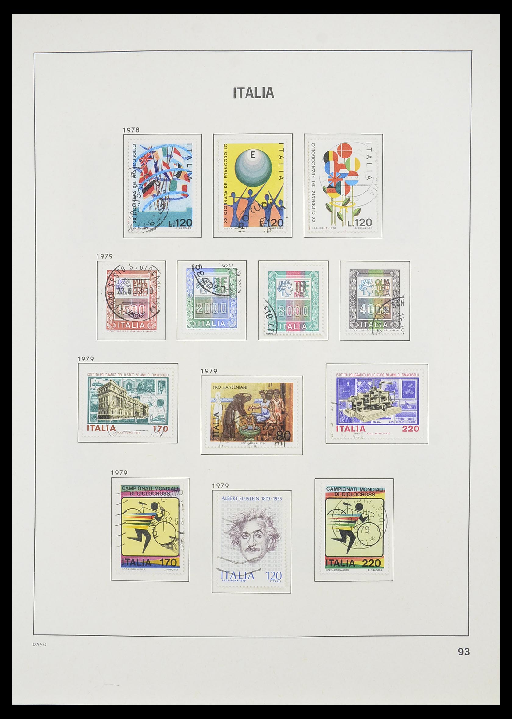 33413 069 - Postzegelverzameling 33413 Italië 1945-2000.
