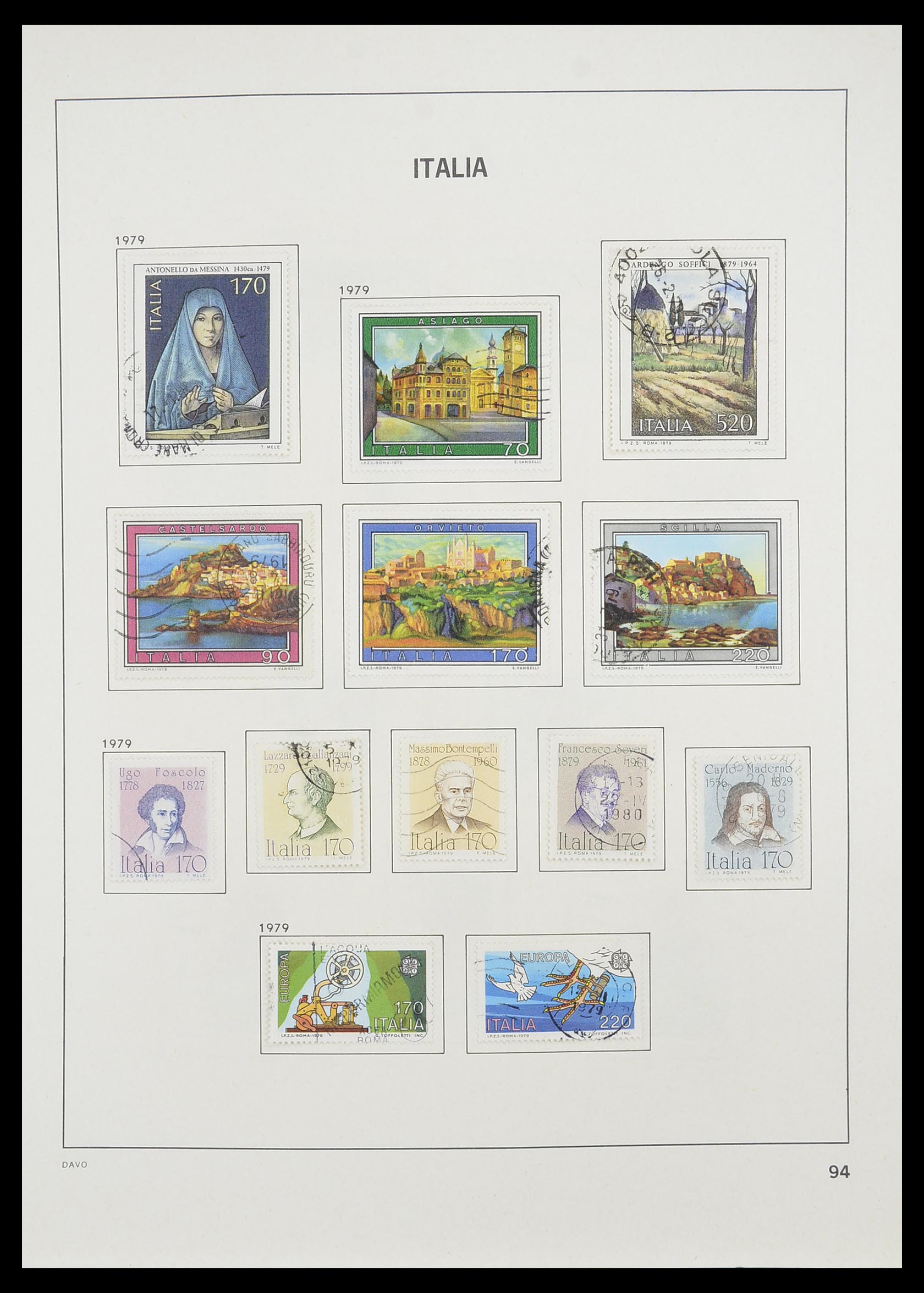 33413 070 - Postzegelverzameling 33413 Italië 1945-2000.
