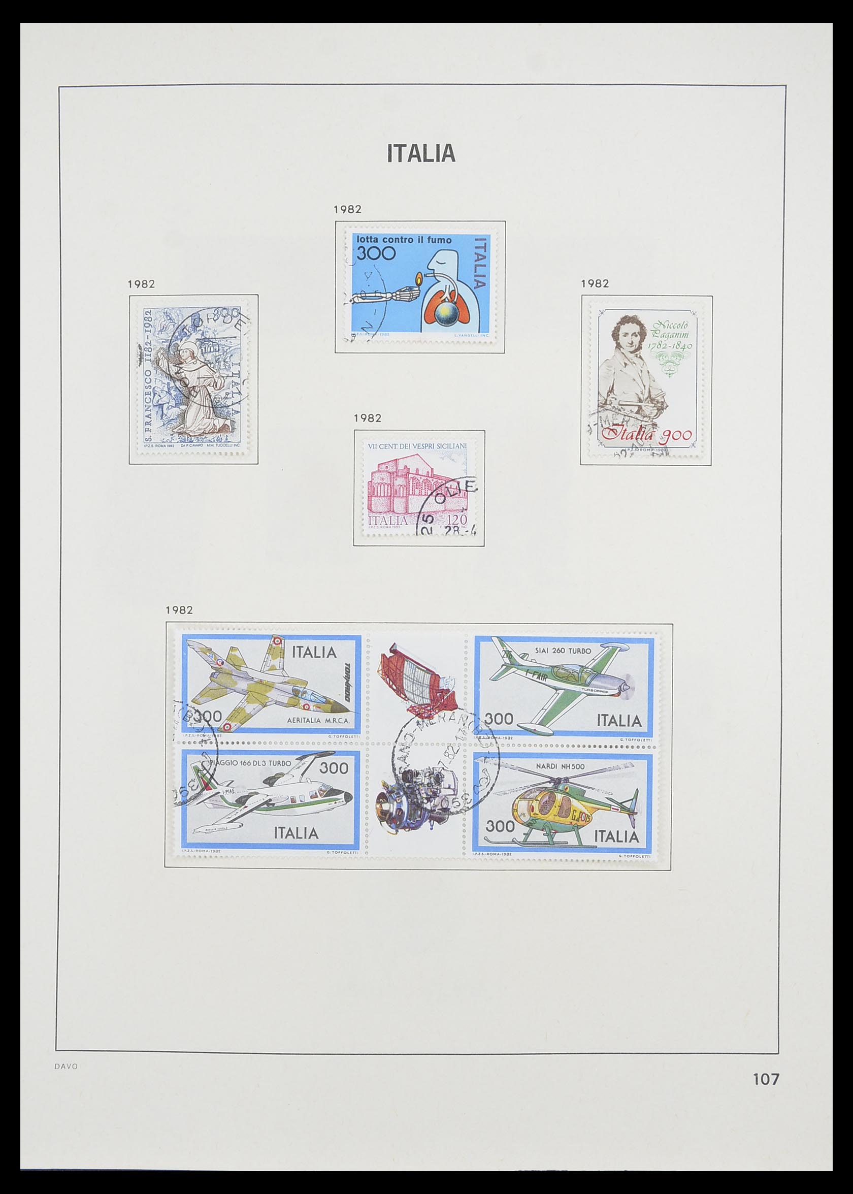 33413 084 - Postzegelverzameling 33413 Italië 1945-2000.