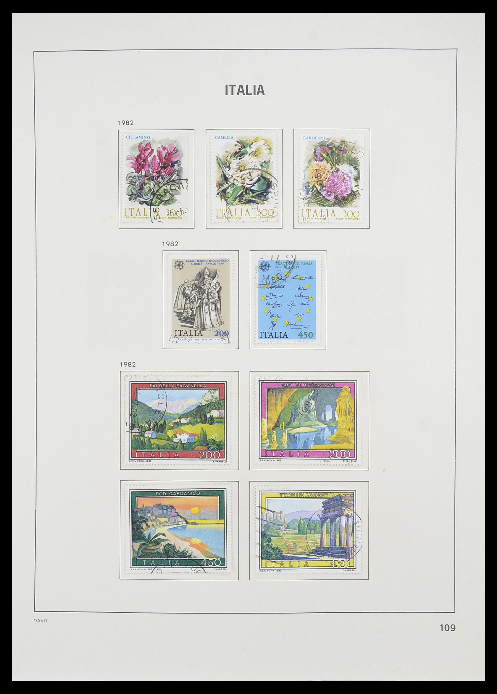 33413 086 - Postzegelverzameling 33413 Italië 1945-2000.
