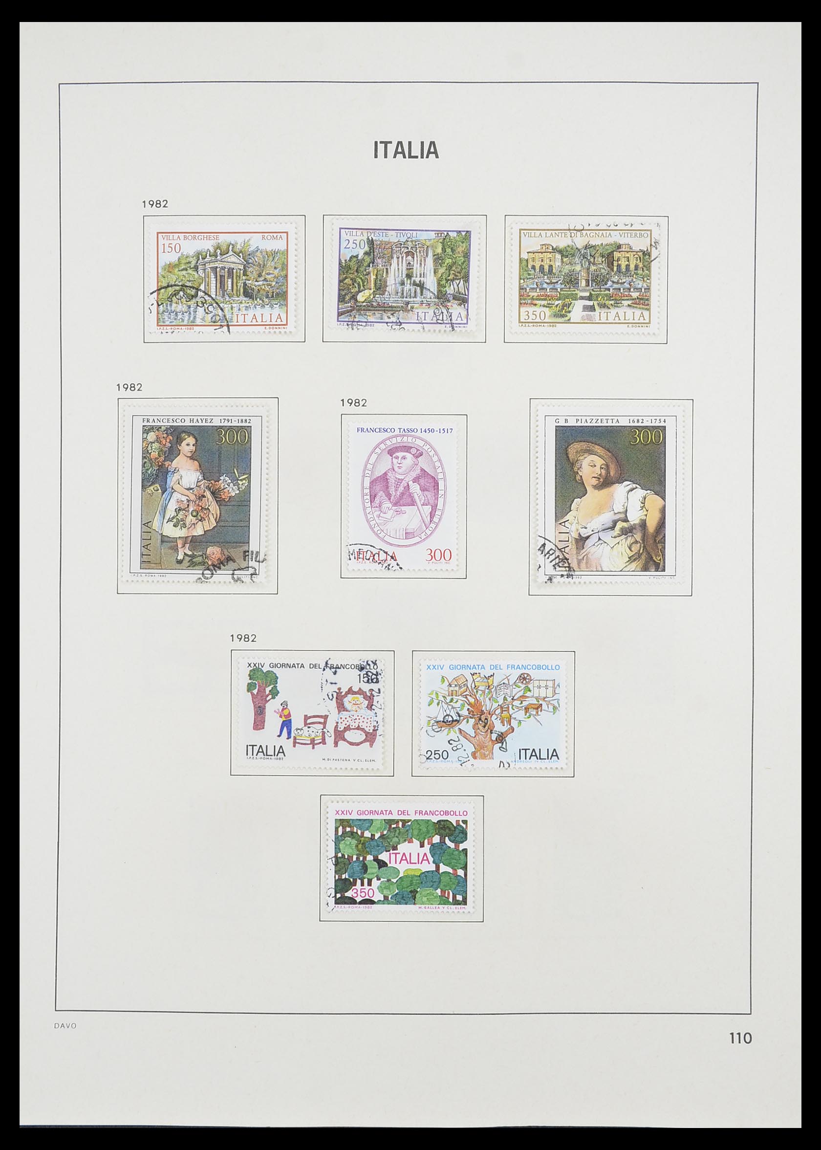 33413 087 - Postzegelverzameling 33413 Italië 1945-2000.