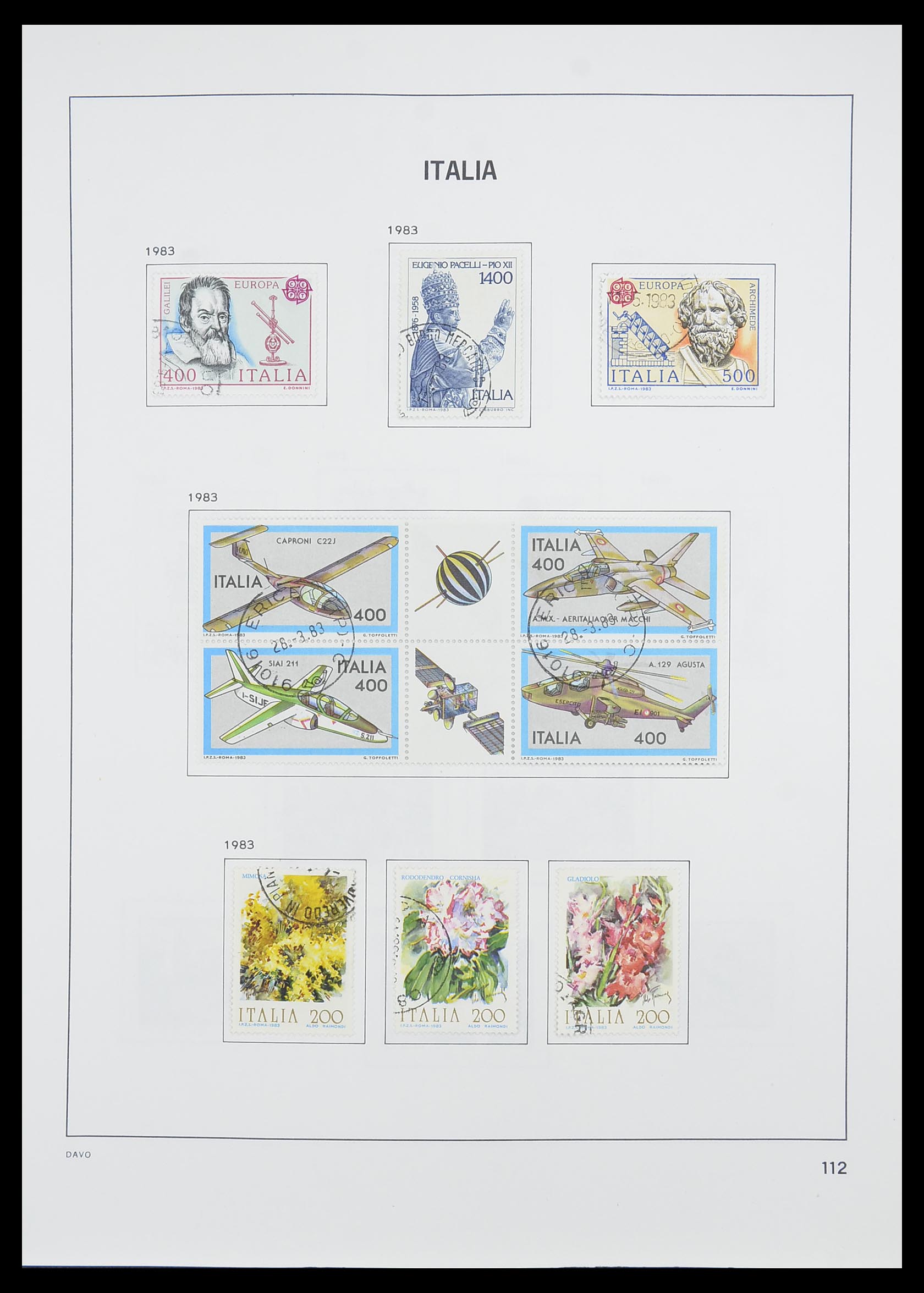 33413 089 - Postzegelverzameling 33413 Italië 1945-2000.