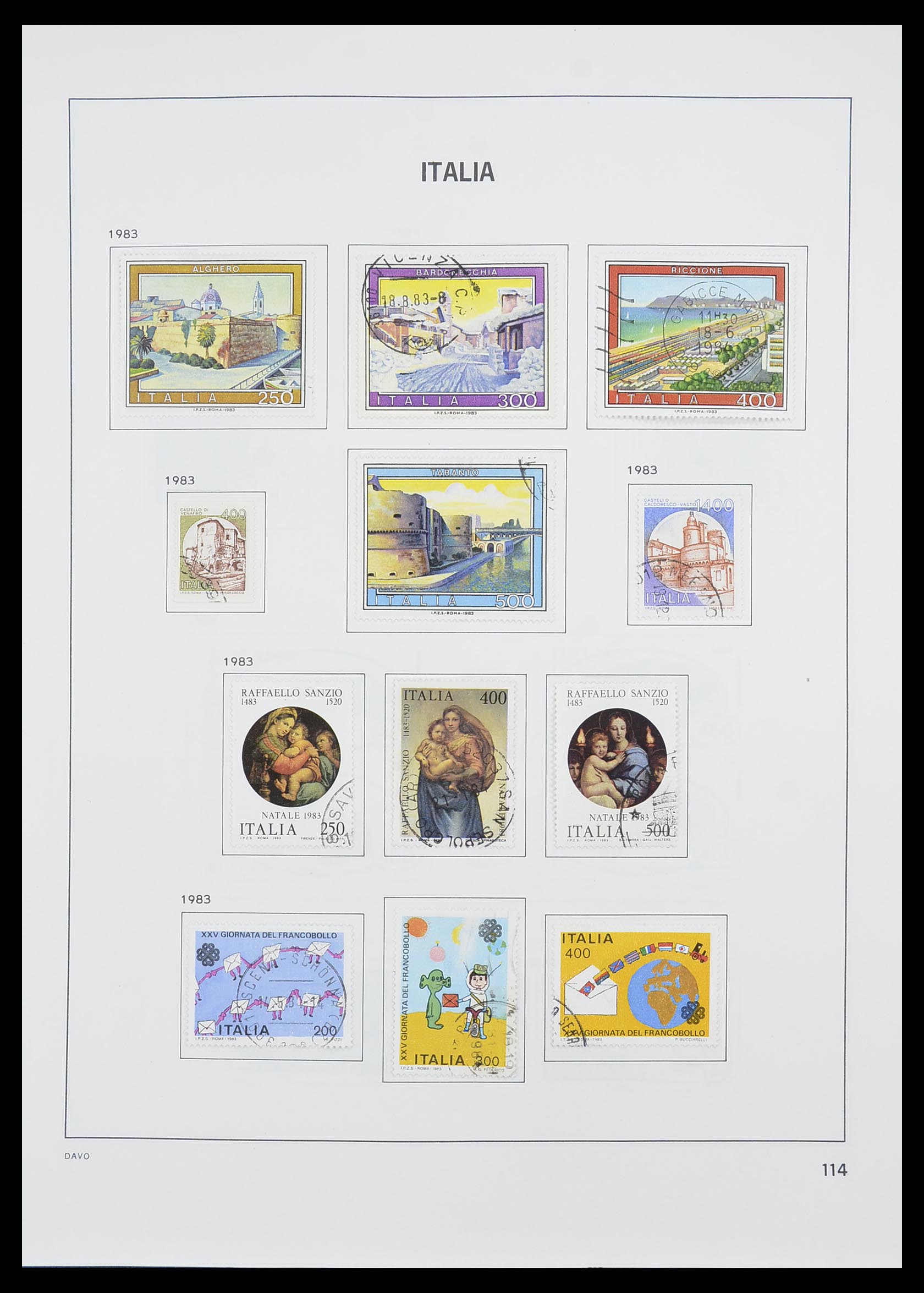 33413 091 - Postzegelverzameling 33413 Italië 1945-2000.