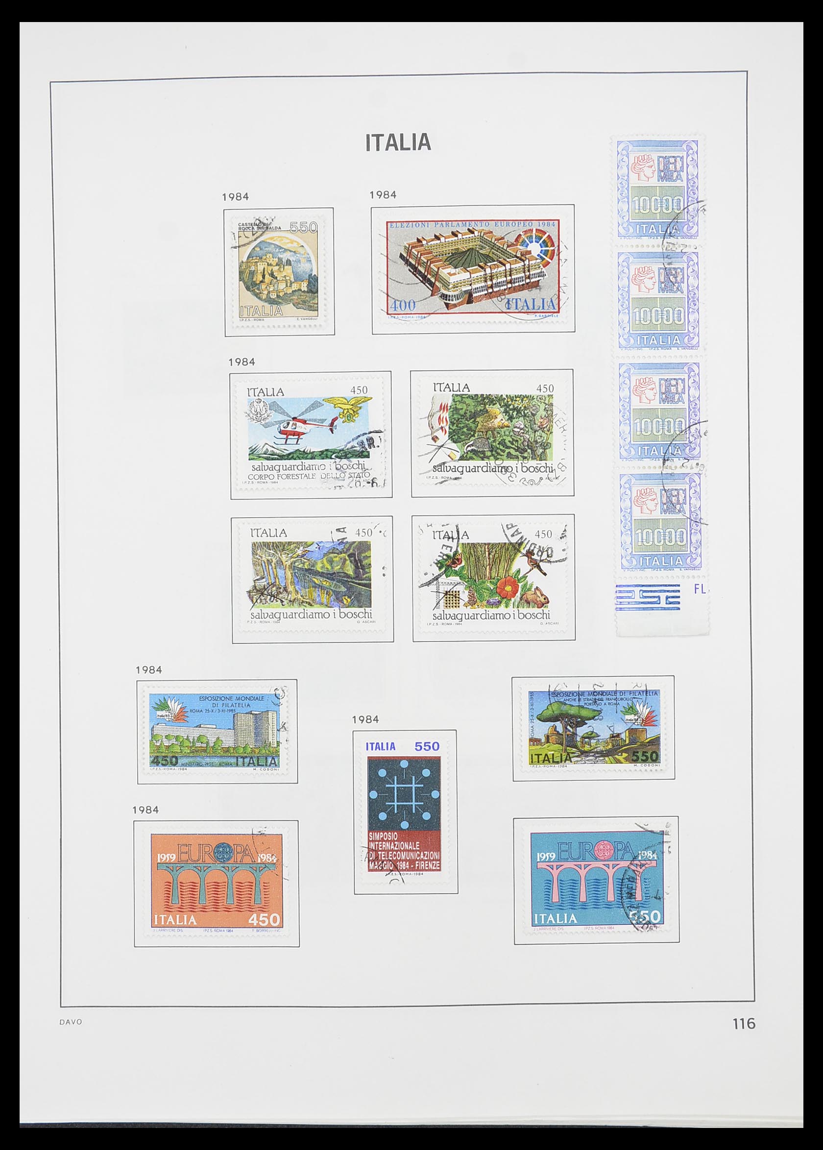33413 095 - Postzegelverzameling 33413 Italië 1945-2000.