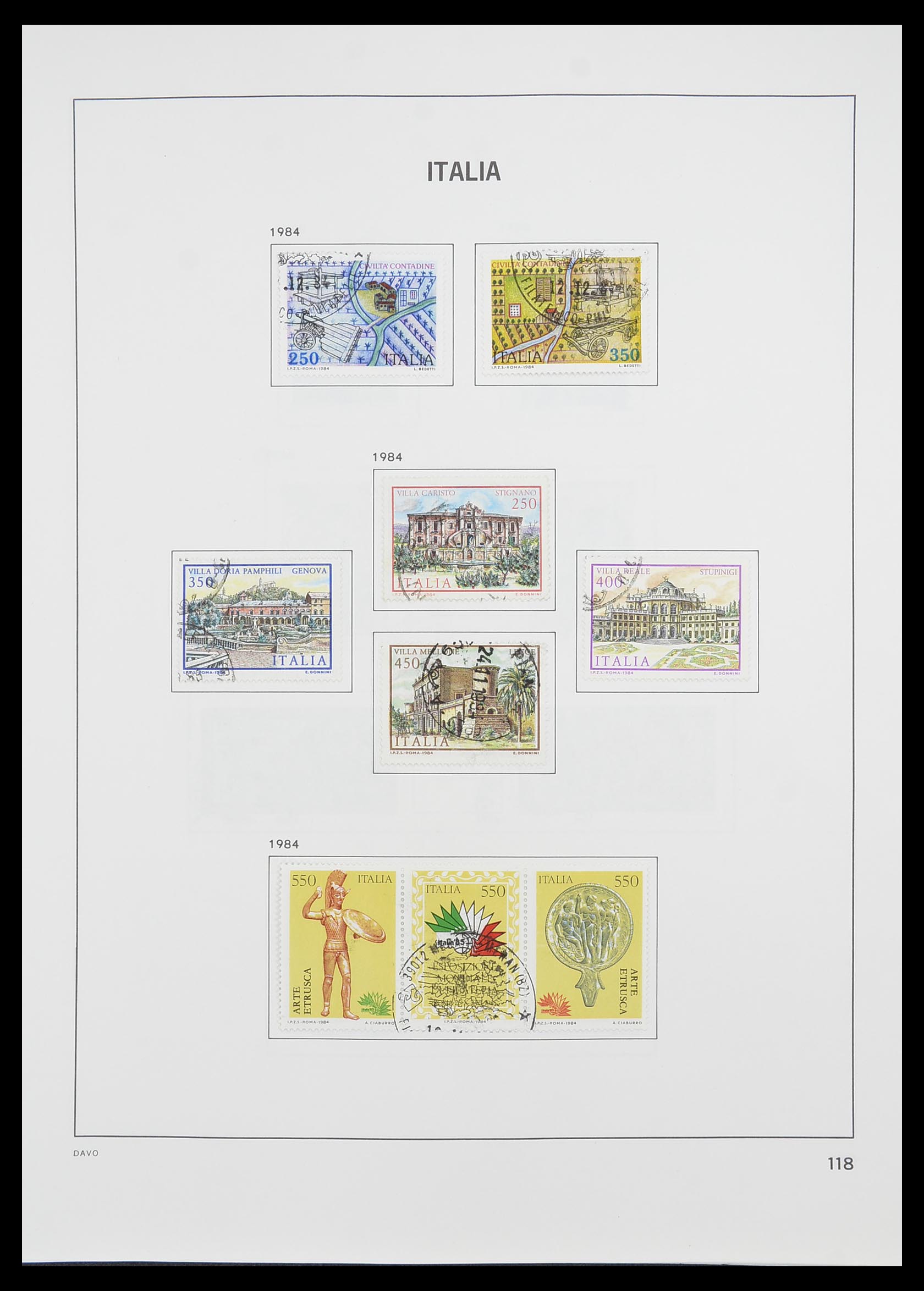 33413 097 - Postzegelverzameling 33413 Italië 1945-2000.