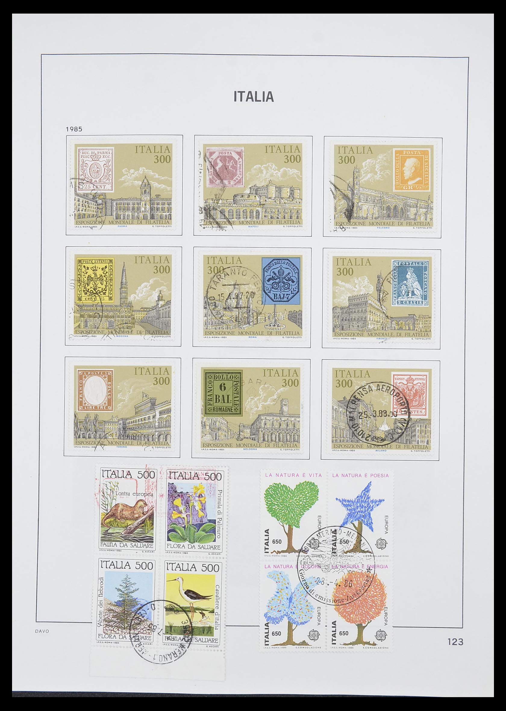 33413 103 - Postzegelverzameling 33413 Italië 1945-2000.