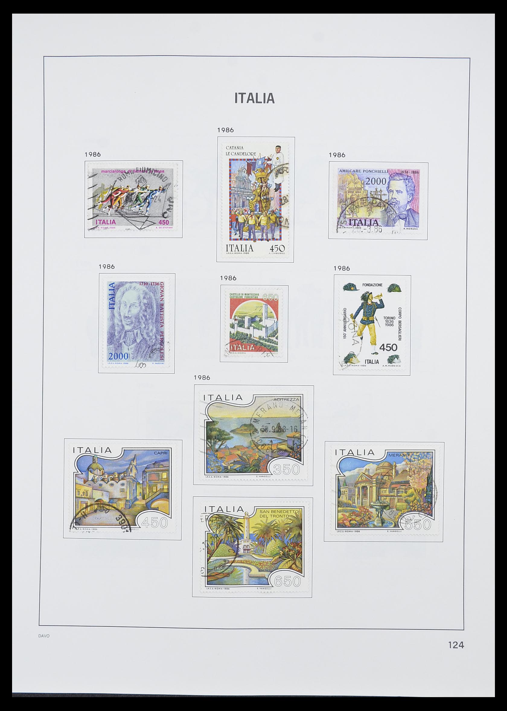 33413 104 - Postzegelverzameling 33413 Italië 1945-2000.