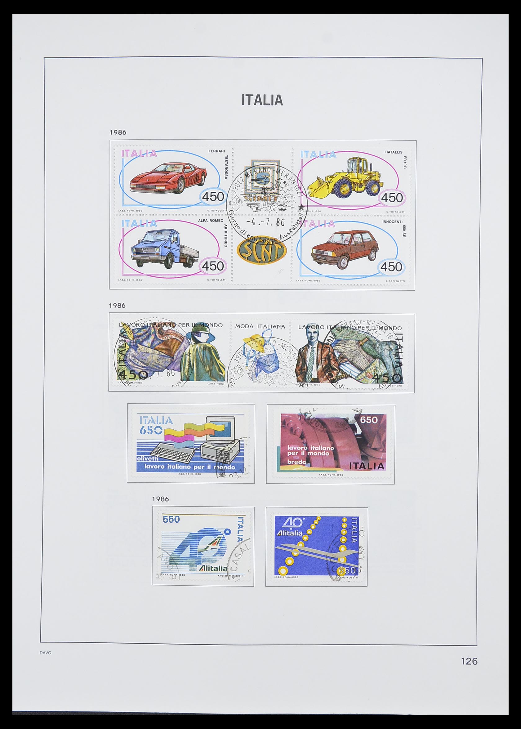33413 106 - Postzegelverzameling 33413 Italië 1945-2000.
