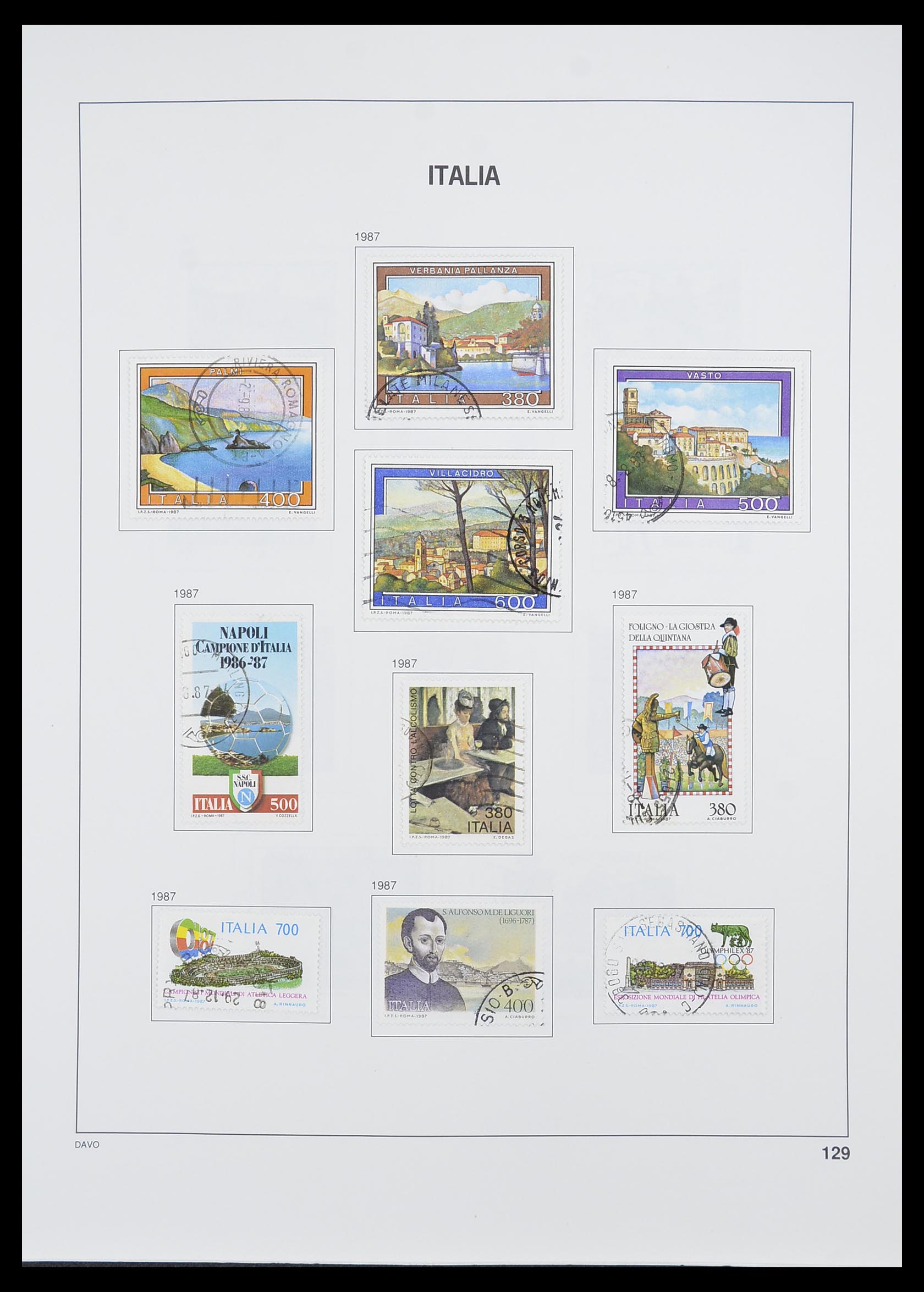 33413 109 - Postzegelverzameling 33413 Italië 1945-2000.