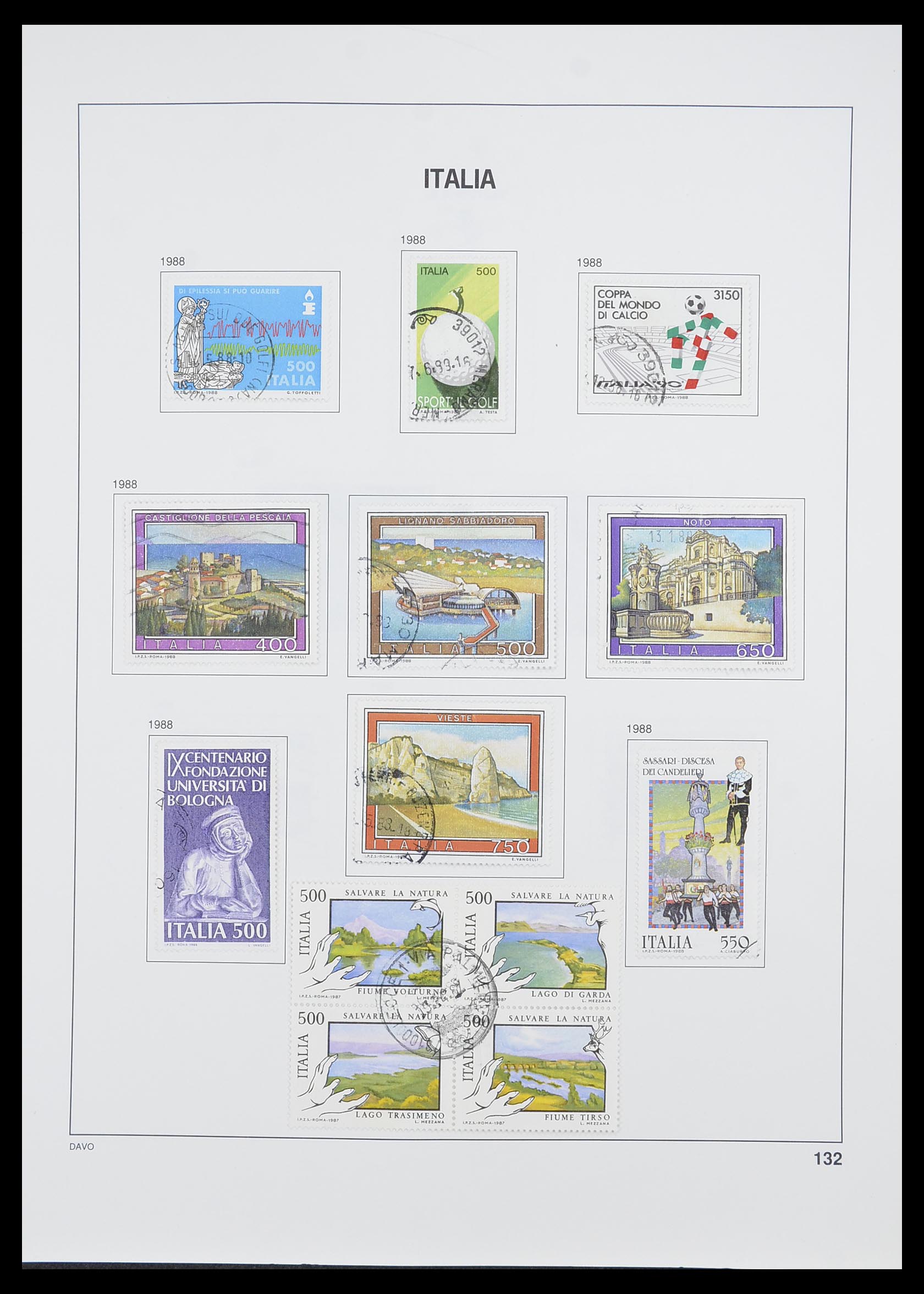 33413 112 - Postzegelverzameling 33413 Italië 1945-2000.