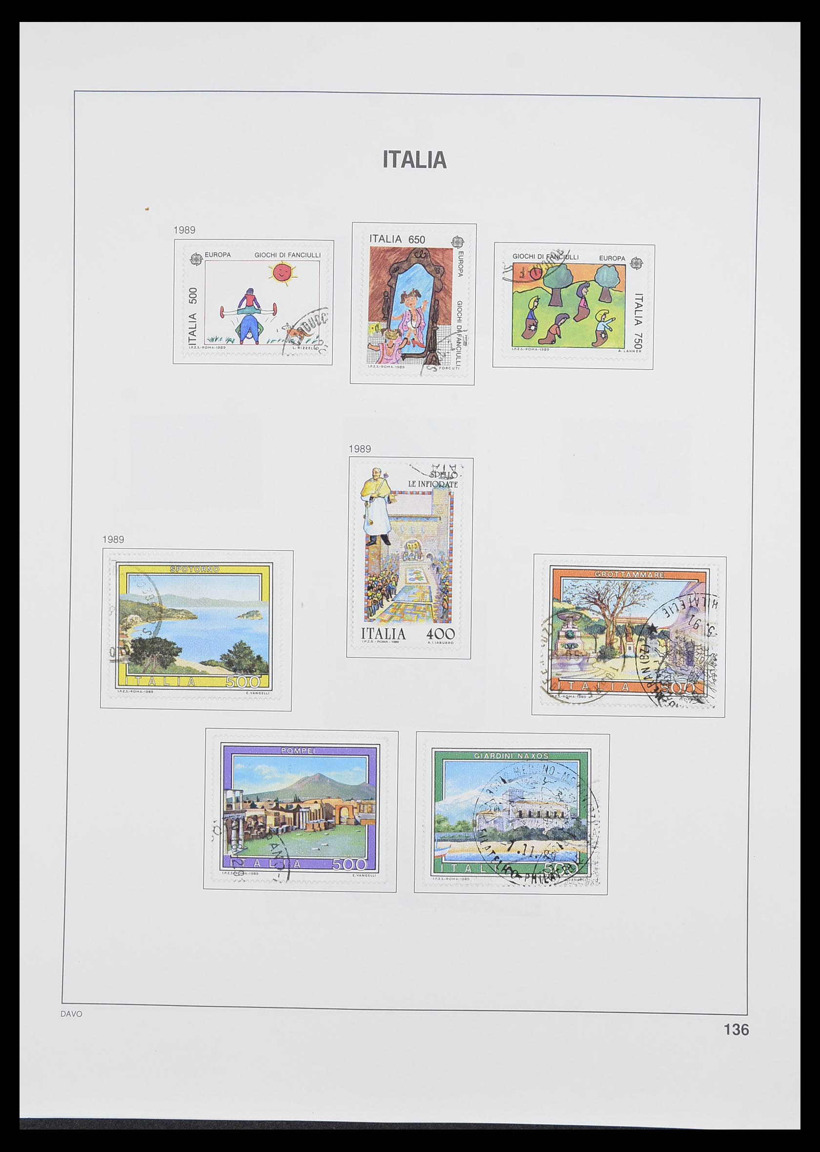 33413 116 - Postzegelverzameling 33413 Italië 1945-2000.