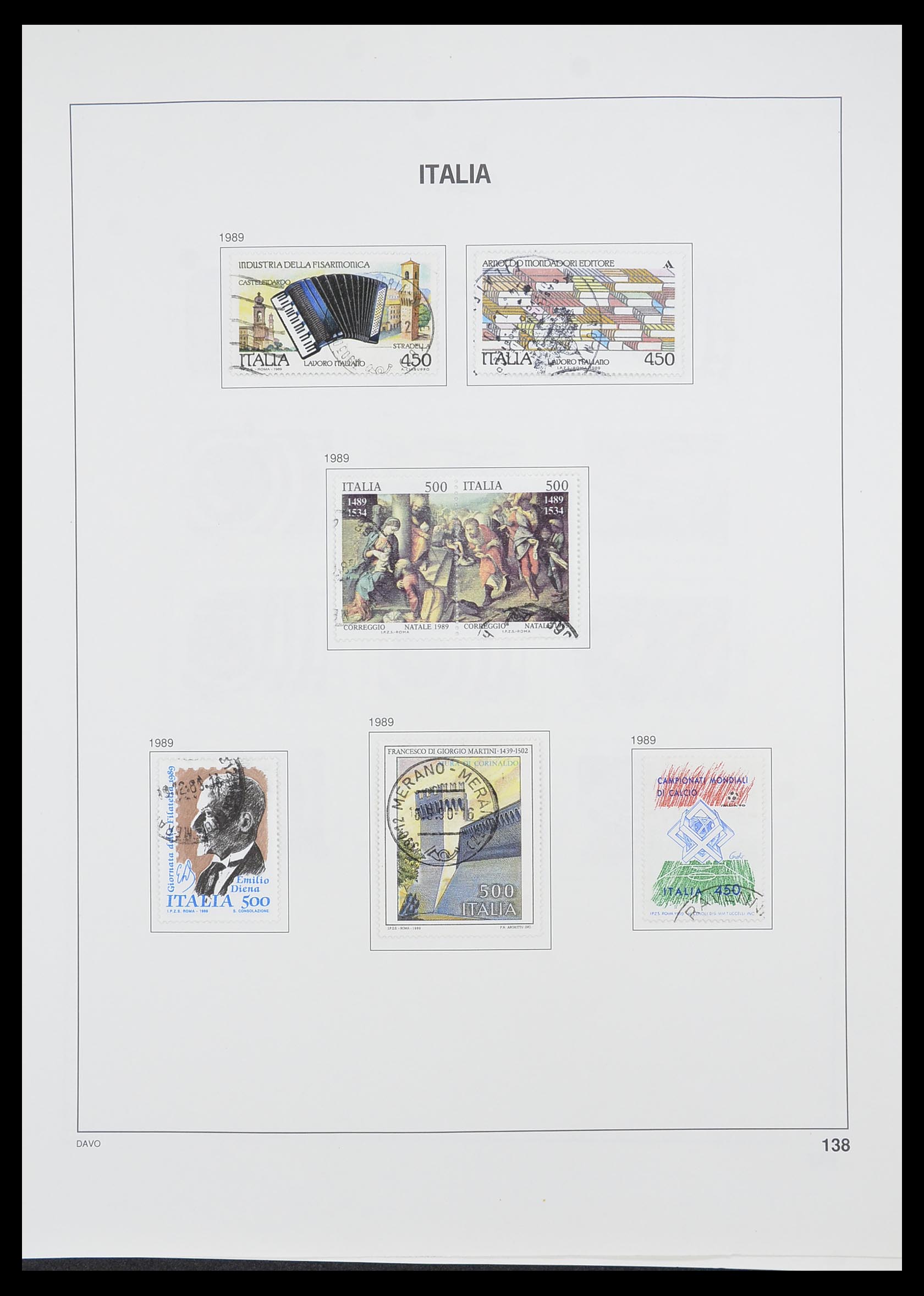 33413 118 - Postzegelverzameling 33413 Italië 1945-2000.
