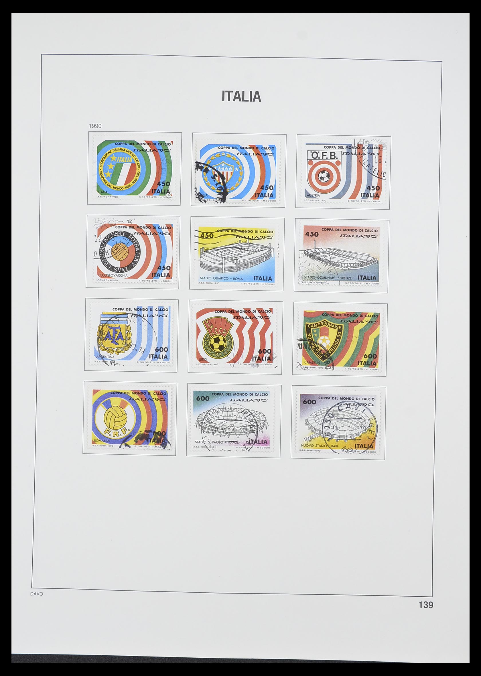 33413 119 - Postzegelverzameling 33413 Italië 1945-2000.