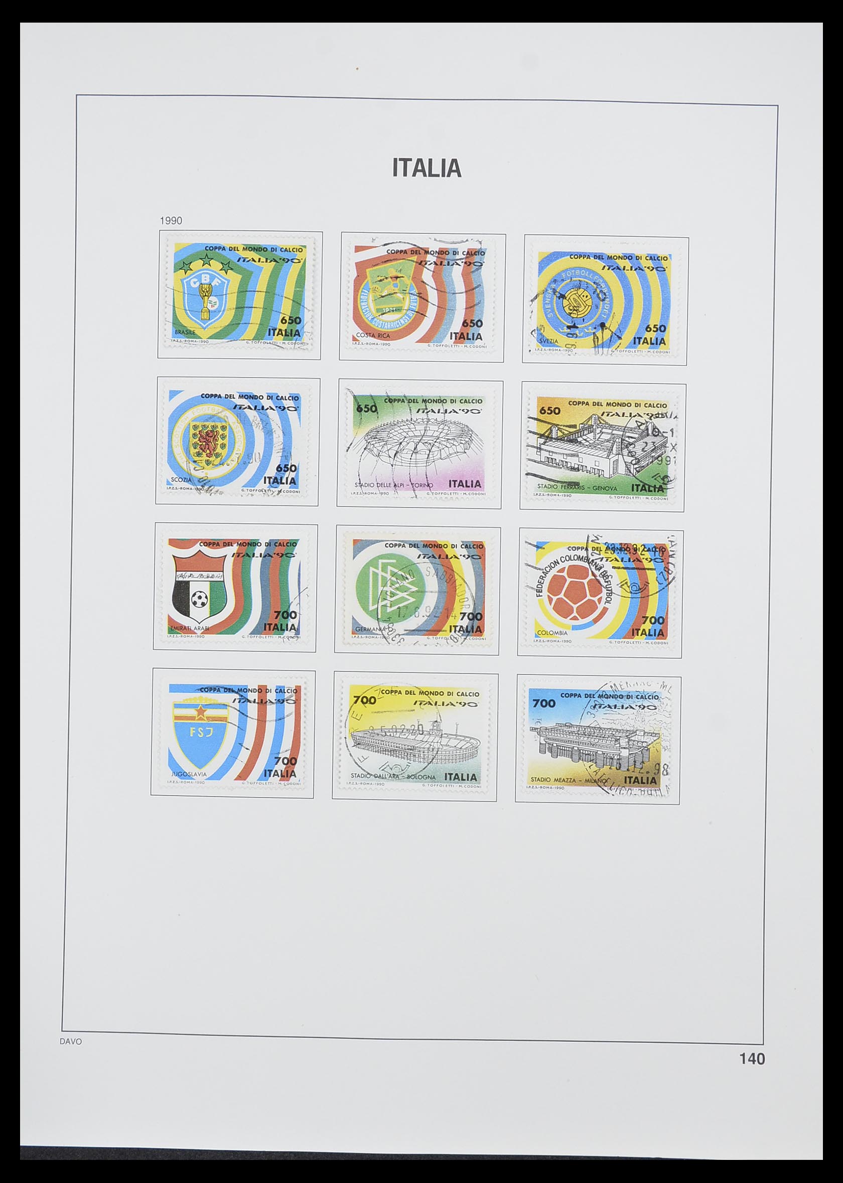 33413 120 - Postzegelverzameling 33413 Italië 1945-2000.
