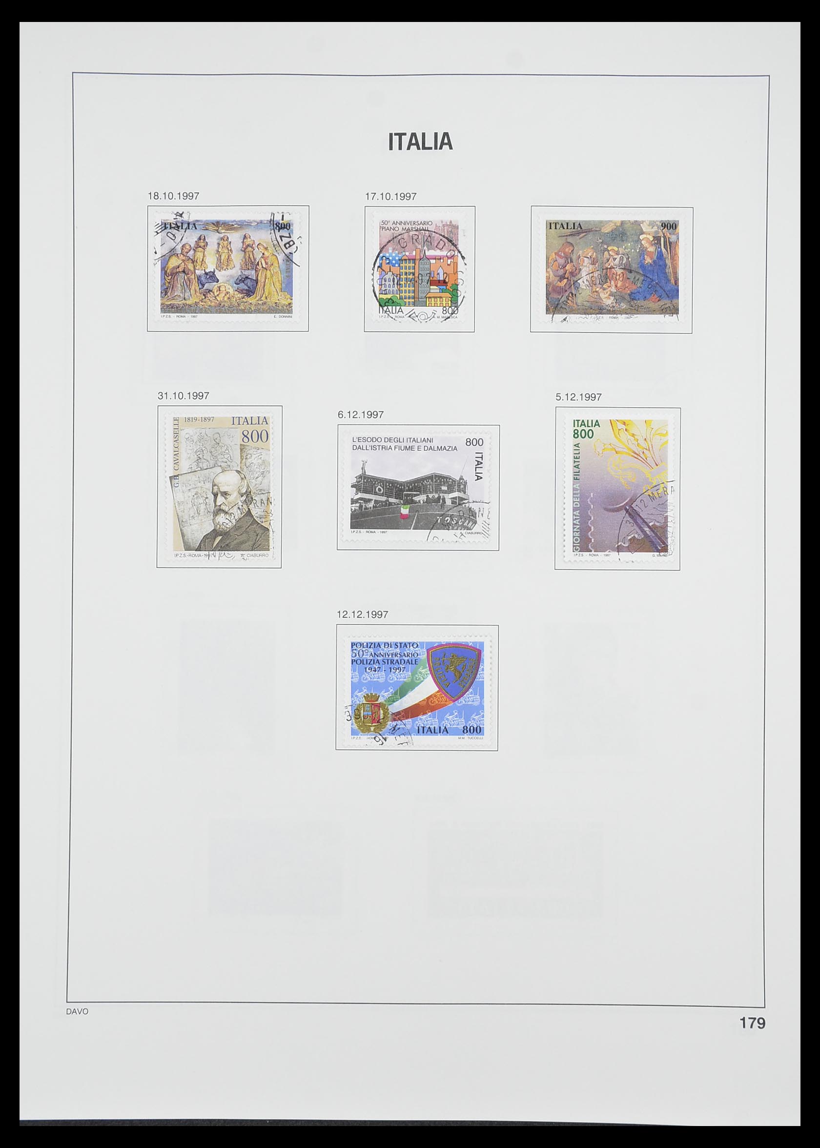 33413 161 - Postzegelverzameling 33413 Italië 1945-2000.