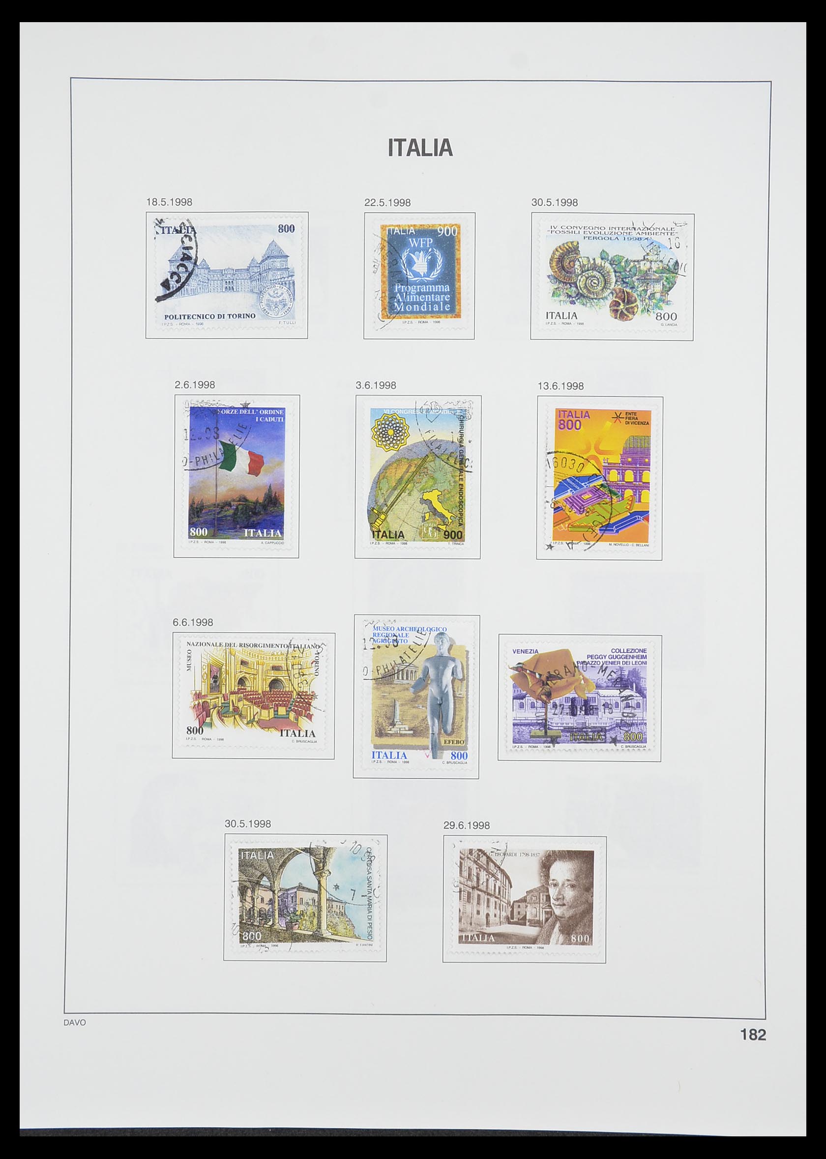 33413 164 - Postzegelverzameling 33413 Italië 1945-2000.