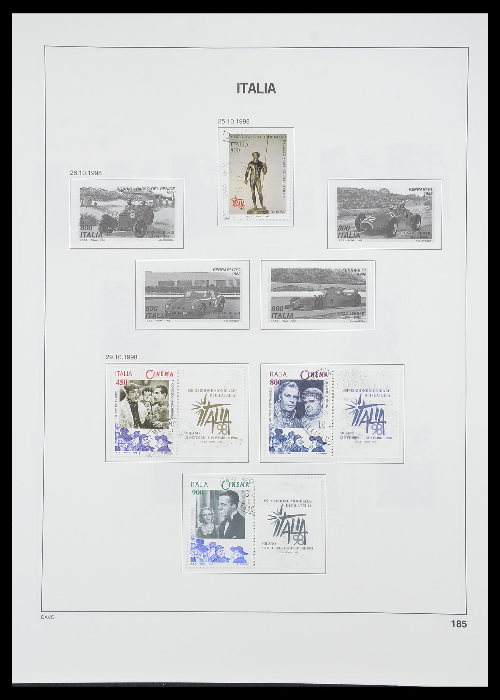 33413 167 - Postzegelverzameling 33413 Italië 1945-2000.
