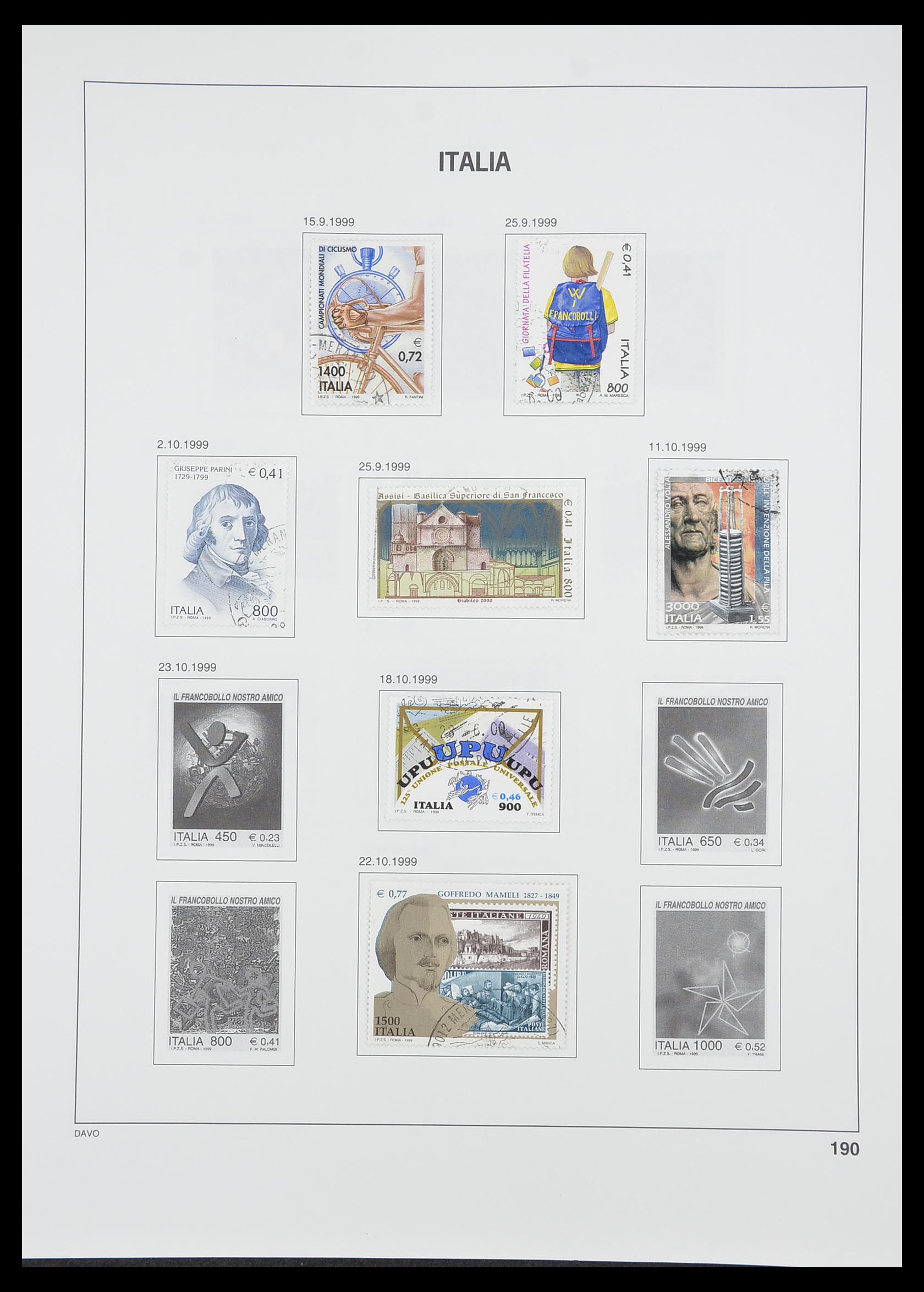33413 172 - Postzegelverzameling 33413 Italië 1945-2000.