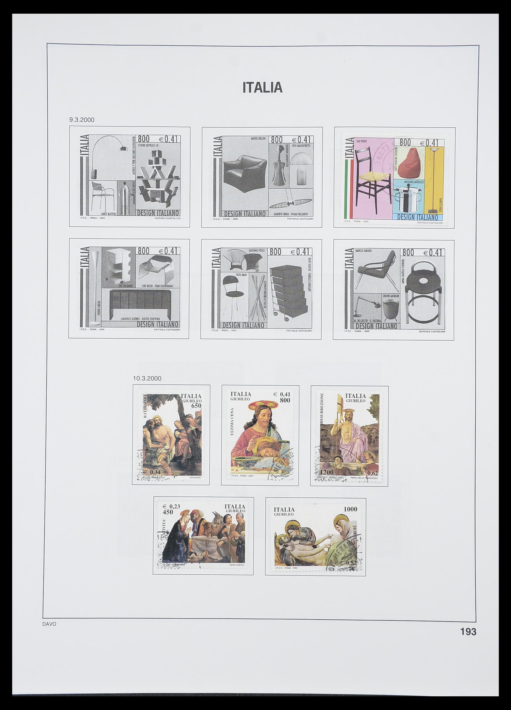 33413 175 - Postzegelverzameling 33413 Italië 1945-2000.